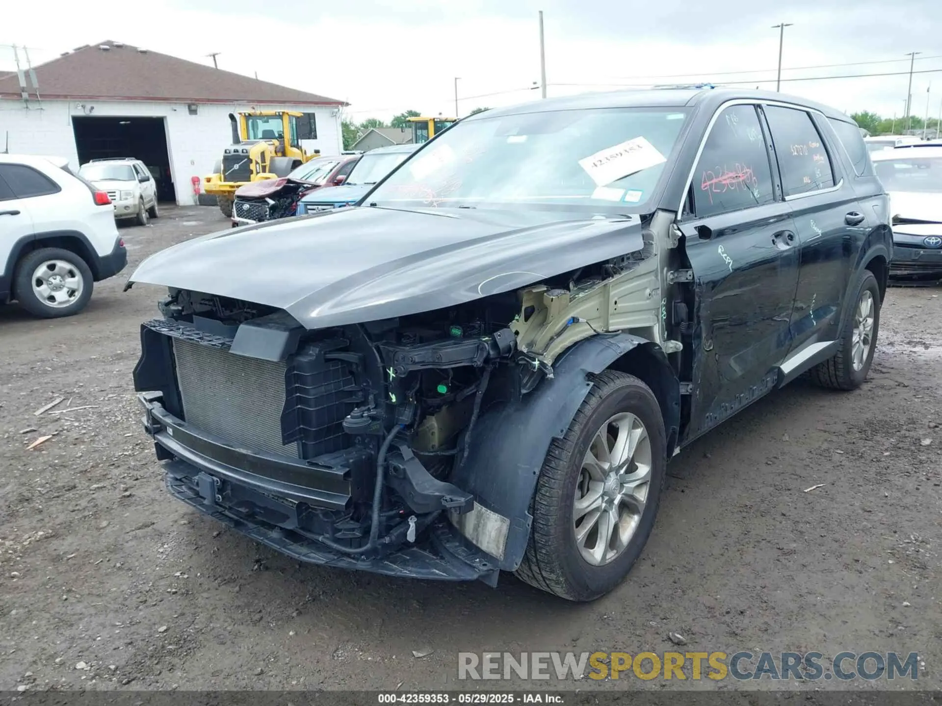 2 Photograph of a damaged car KM8R1DHE2MU213263 HYUNDAI PALISADE 2021
