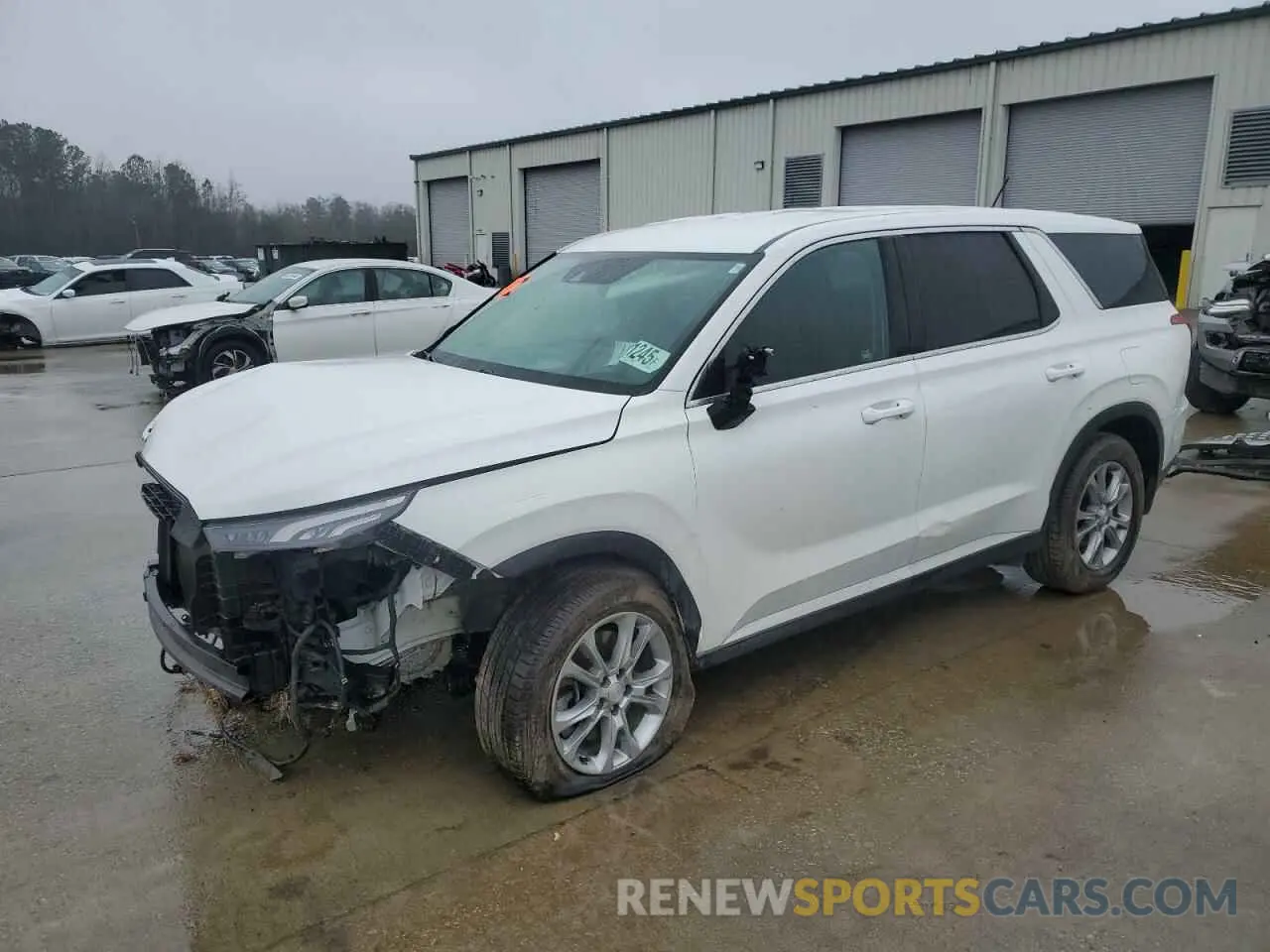 1 Photograph of a damaged car KM8R1DHE6MU183121 HYUNDAI PALISADE 2021