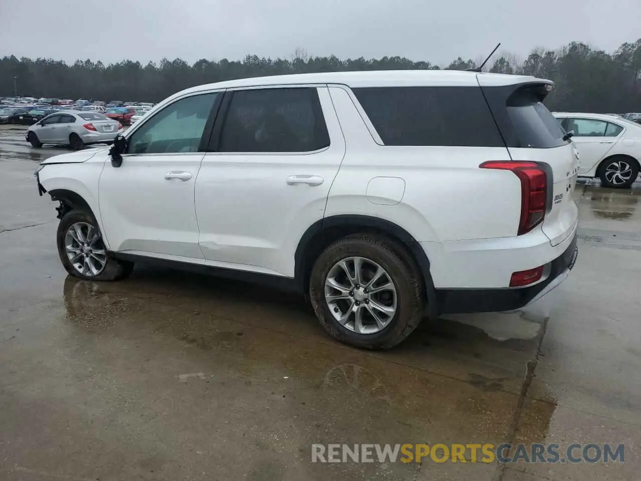 2 Photograph of a damaged car KM8R1DHE6MU183121 HYUNDAI PALISADE 2021