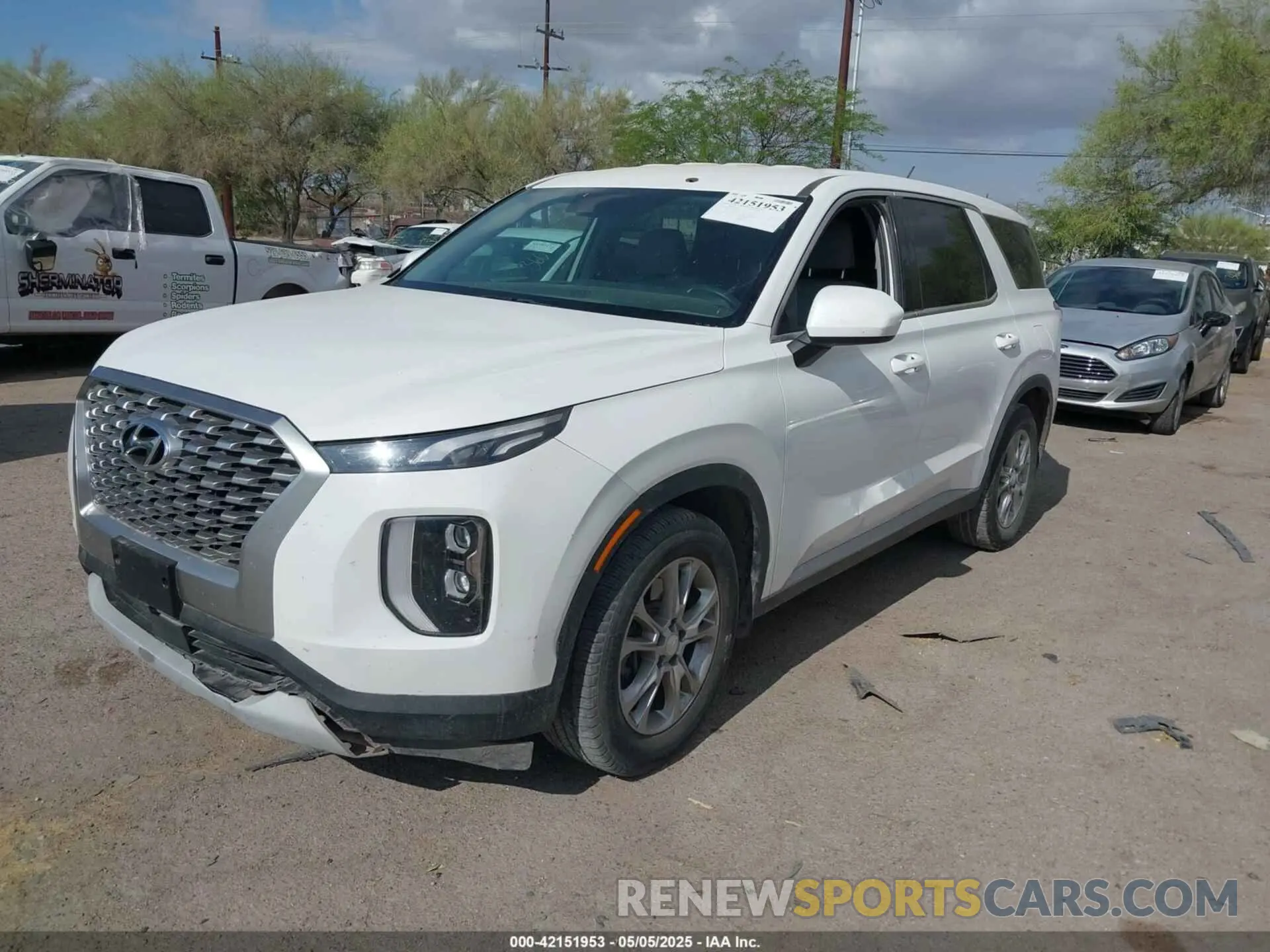 2 Photograph of a damaged car KM8R1DHE7MU209385 HYUNDAI PALISADE 2021