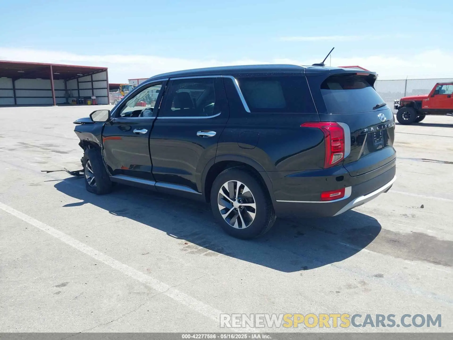 3 Photograph of a damaged car KM8R24HE0MU207572 HYUNDAI PALISADE 2021