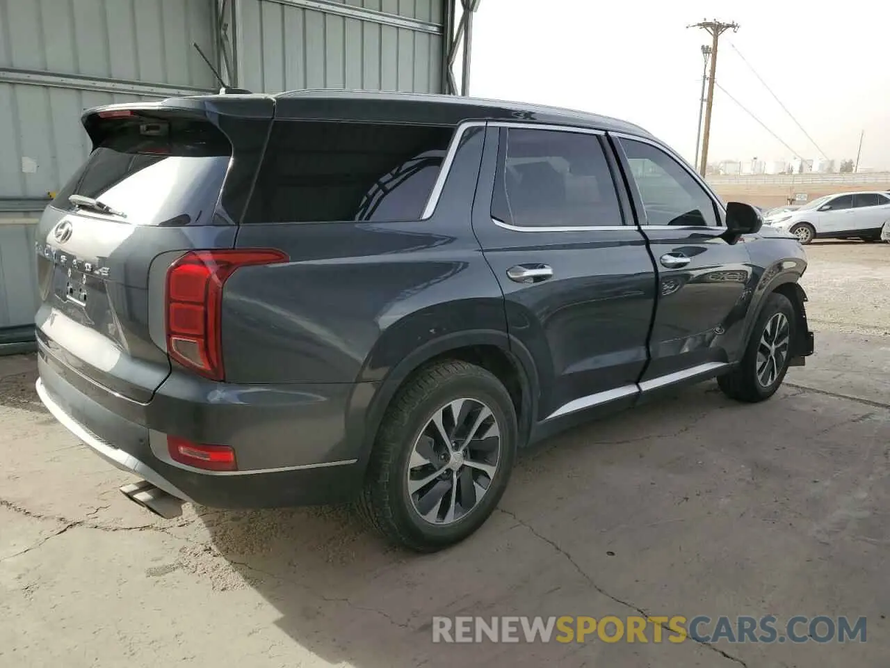 3 Photograph of a damaged car KM8R24HE9MU194871 HYUNDAI PALISADE 2021