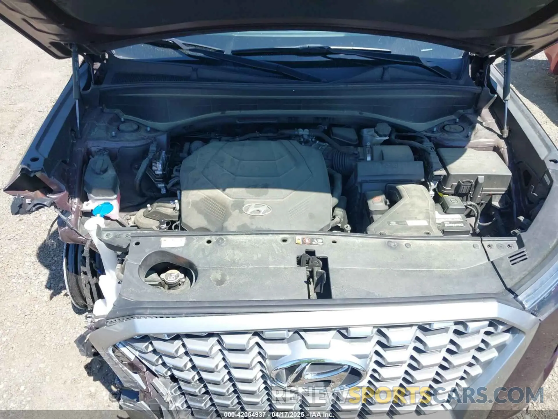 10 Photograph of a damaged car KM8R2DHE0MU297824 HYUNDAI PALISADE 2021
