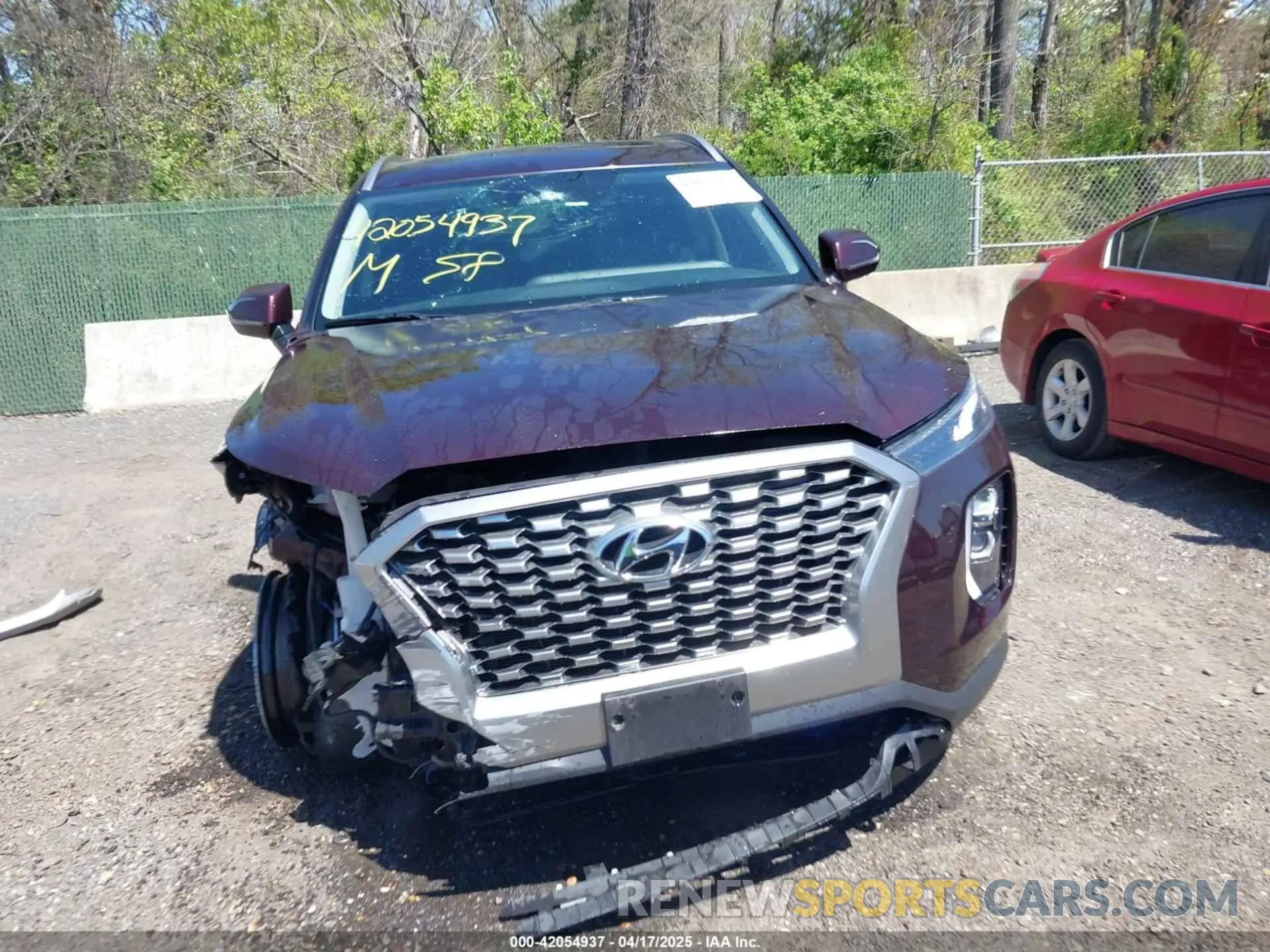 12 Photograph of a damaged car KM8R2DHE0MU297824 HYUNDAI PALISADE 2021