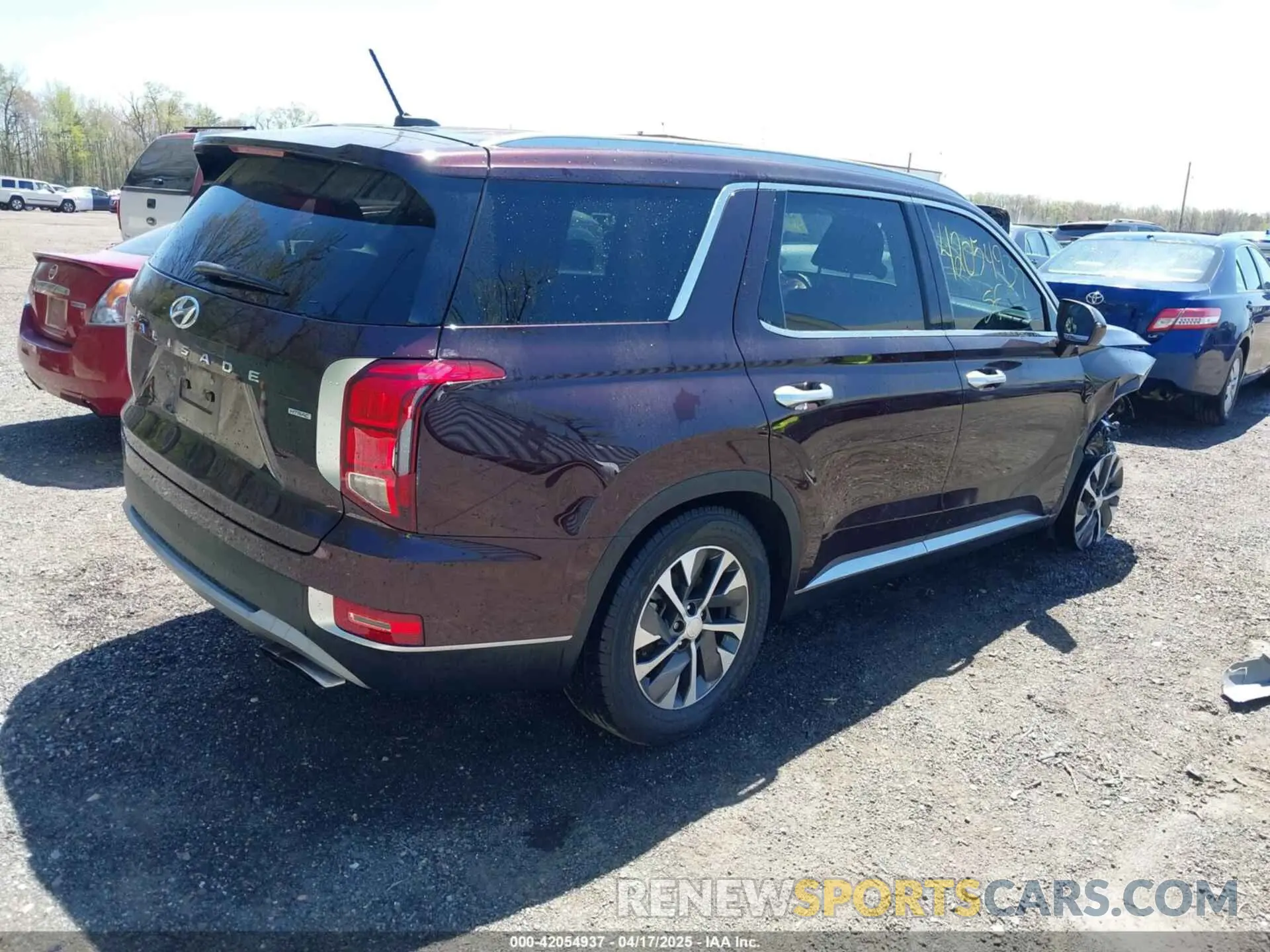 4 Photograph of a damaged car KM8R2DHE0MU297824 HYUNDAI PALISADE 2021