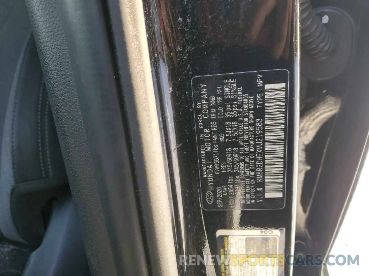 14 Photograph of a damaged car KM8R2DHEXMU219583 HYUNDAI PALISADE 2021