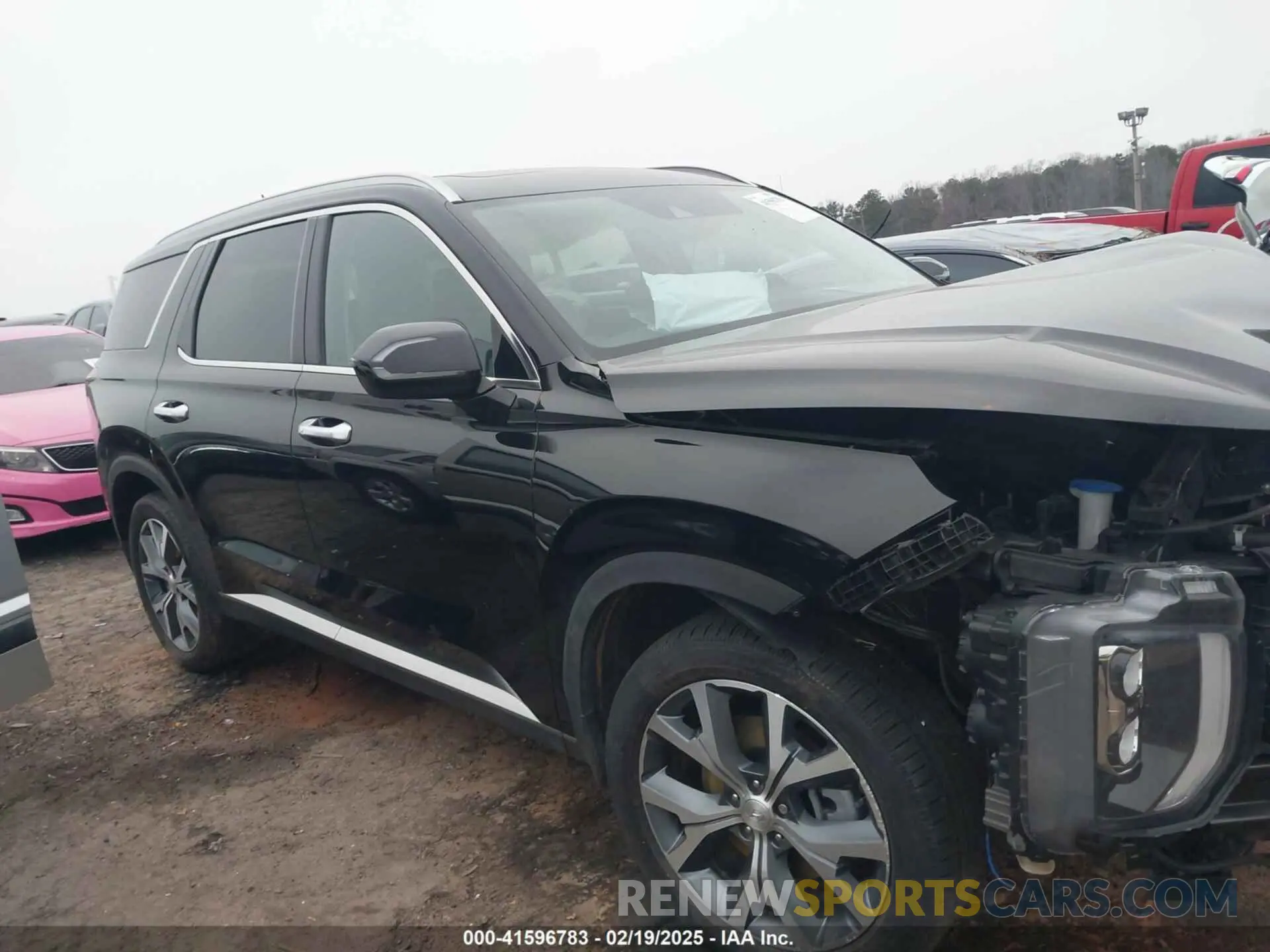 13 Photograph of a damaged car KM8R34HE0MU240956 HYUNDAI PALISADE 2021