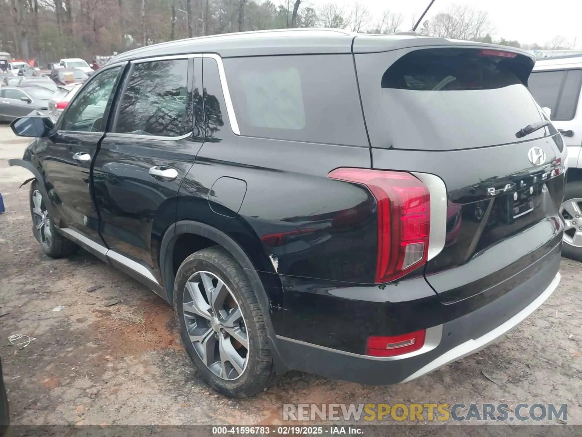 3 Photograph of a damaged car KM8R34HE0MU240956 HYUNDAI PALISADE 2021