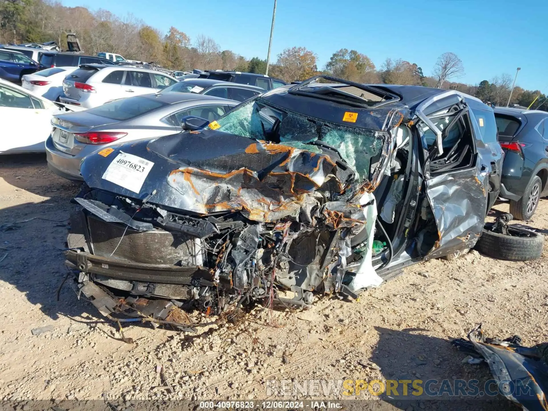 2 Photograph of a damaged car KM8R34HE0MU259880 HYUNDAI PALISADE 2021