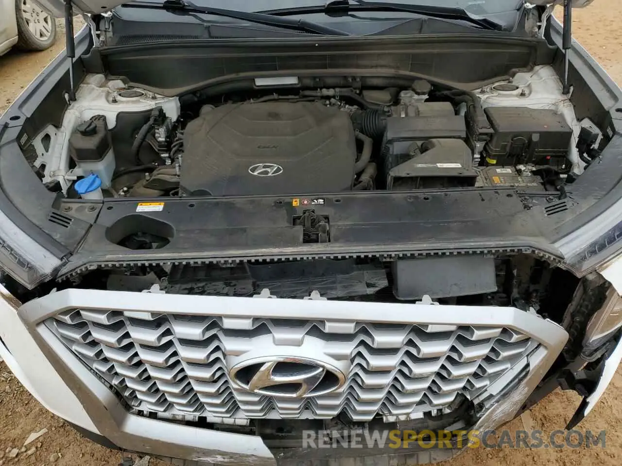 14 Photograph of a damaged car KM8R34HE1MU195753 HYUNDAI PALISADE 2021