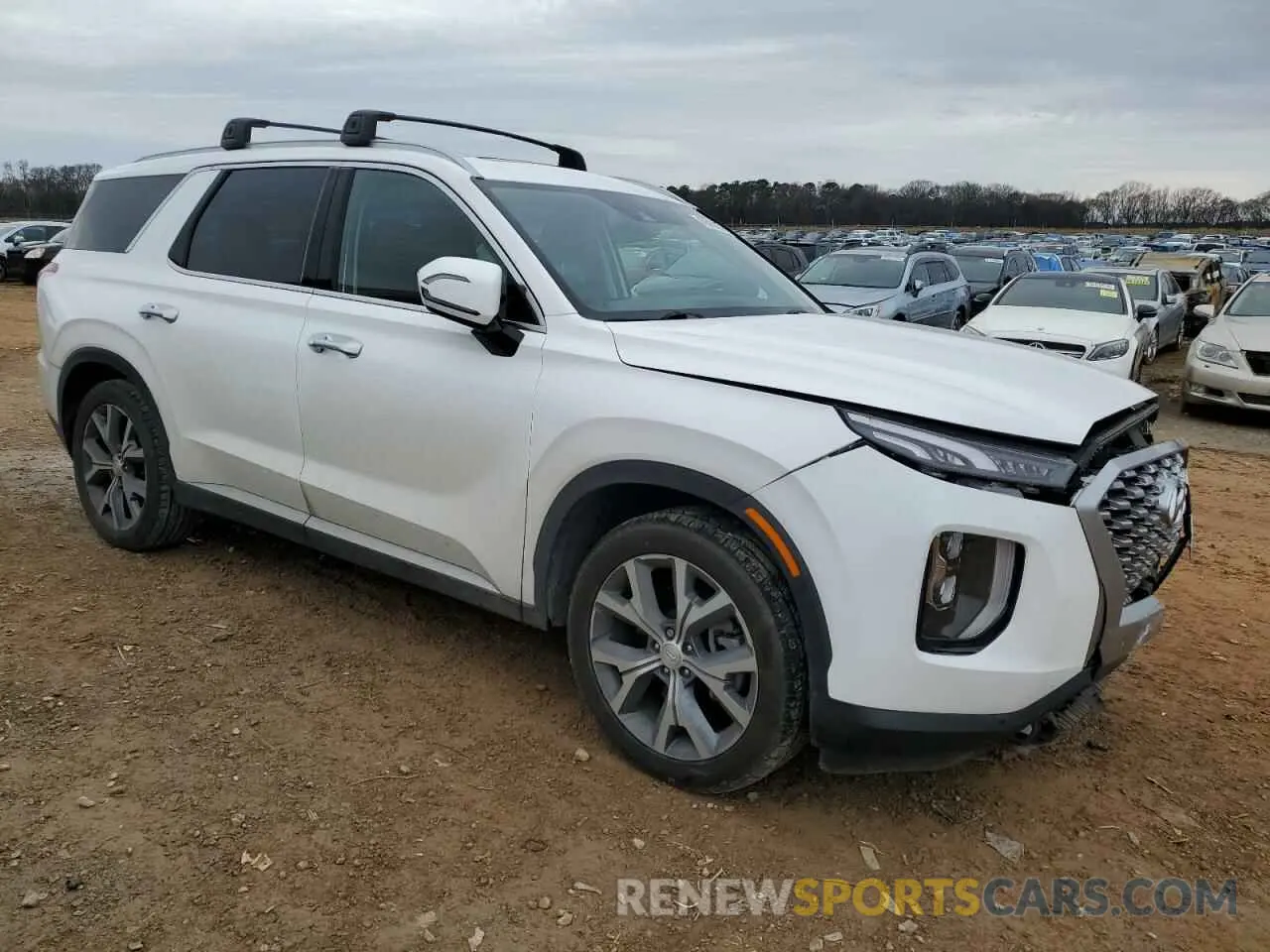 4 Photograph of a damaged car KM8R34HE1MU195753 HYUNDAI PALISADE 2021