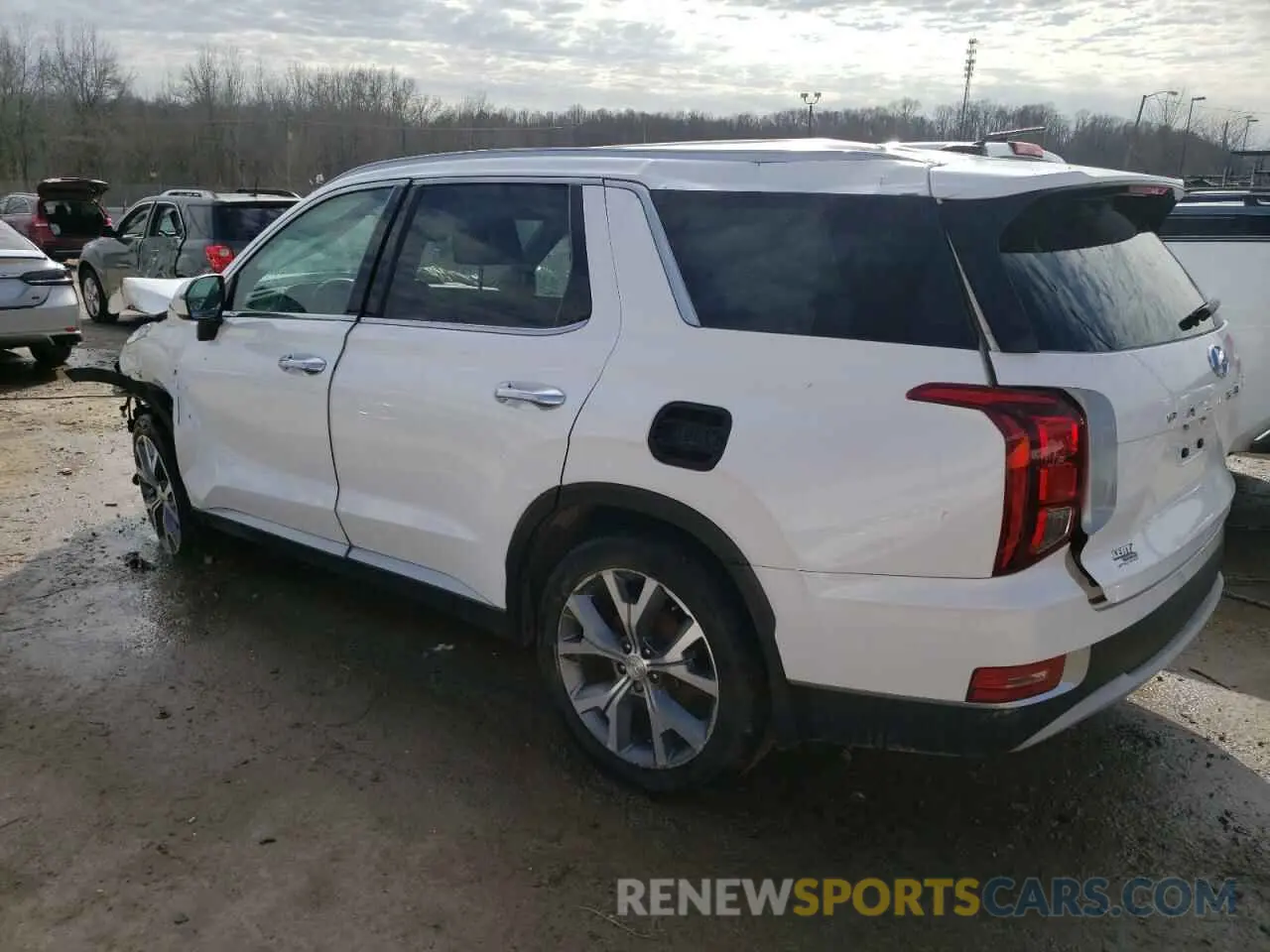 2 Photograph of a damaged car KM8R34HE3MU193504 HYUNDAI PALISADE 2021