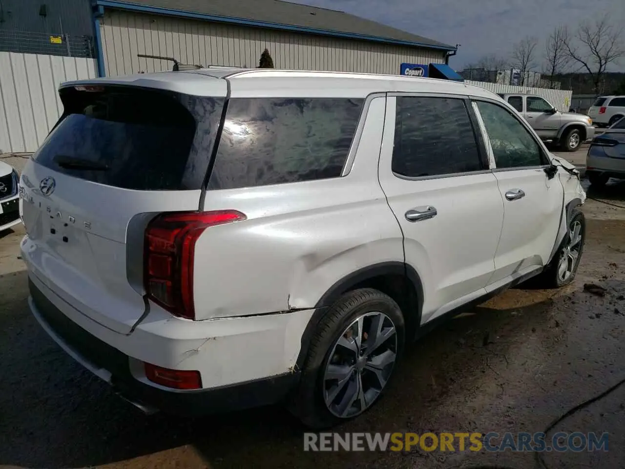 3 Photograph of a damaged car KM8R34HE3MU193504 HYUNDAI PALISADE 2021
