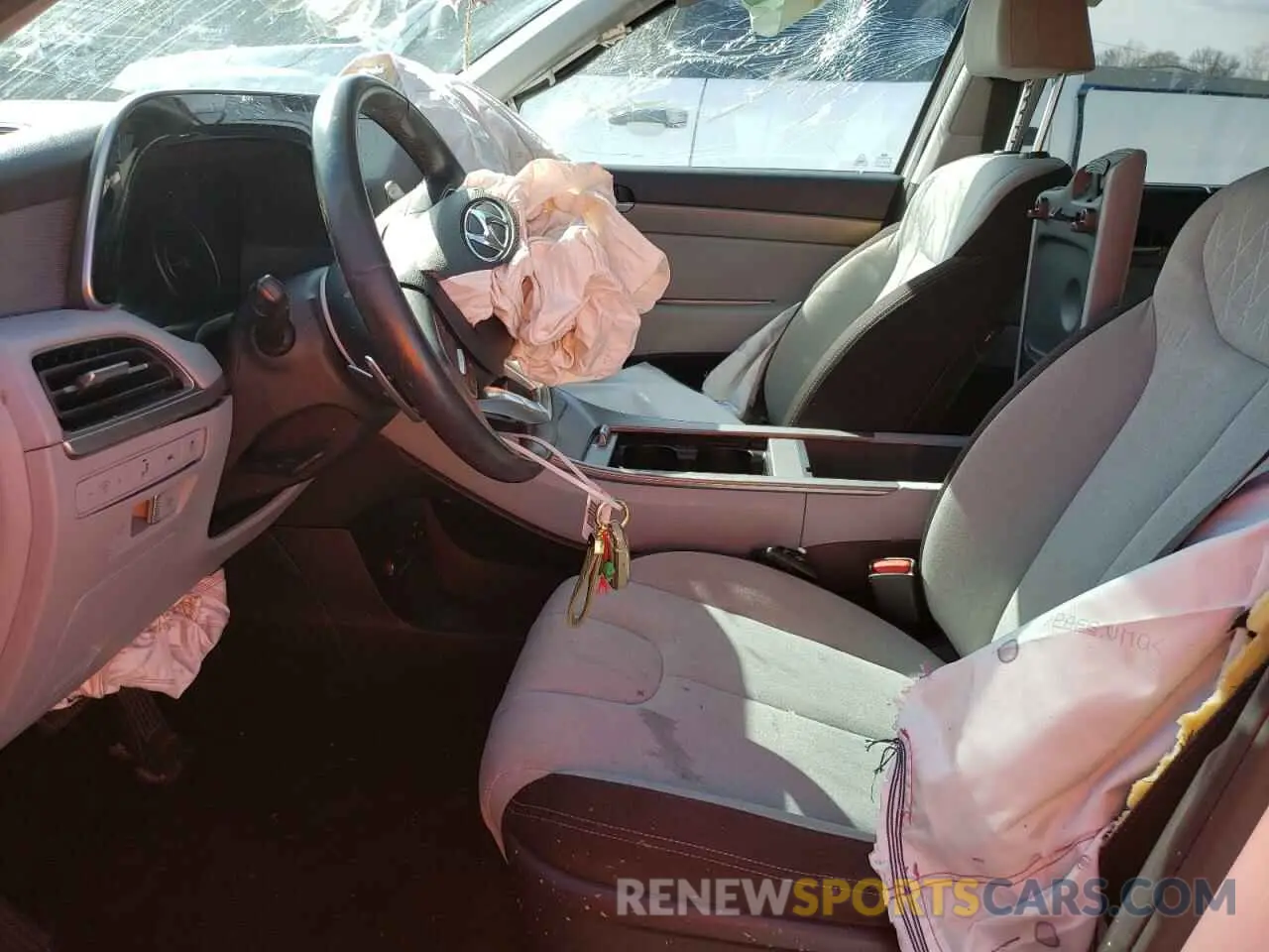 7 Photograph of a damaged car KM8R34HE3MU193504 HYUNDAI PALISADE 2021