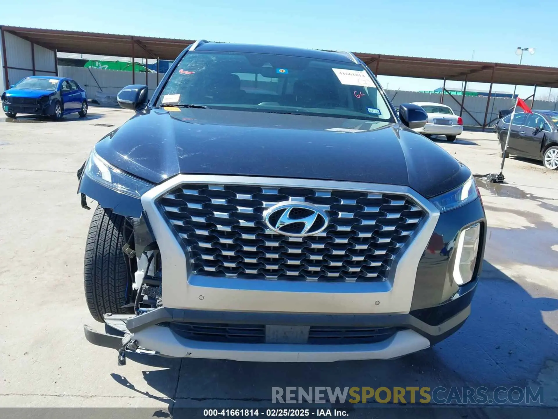13 Photograph of a damaged car KM8R34HE5MU189101 HYUNDAI PALISADE 2021