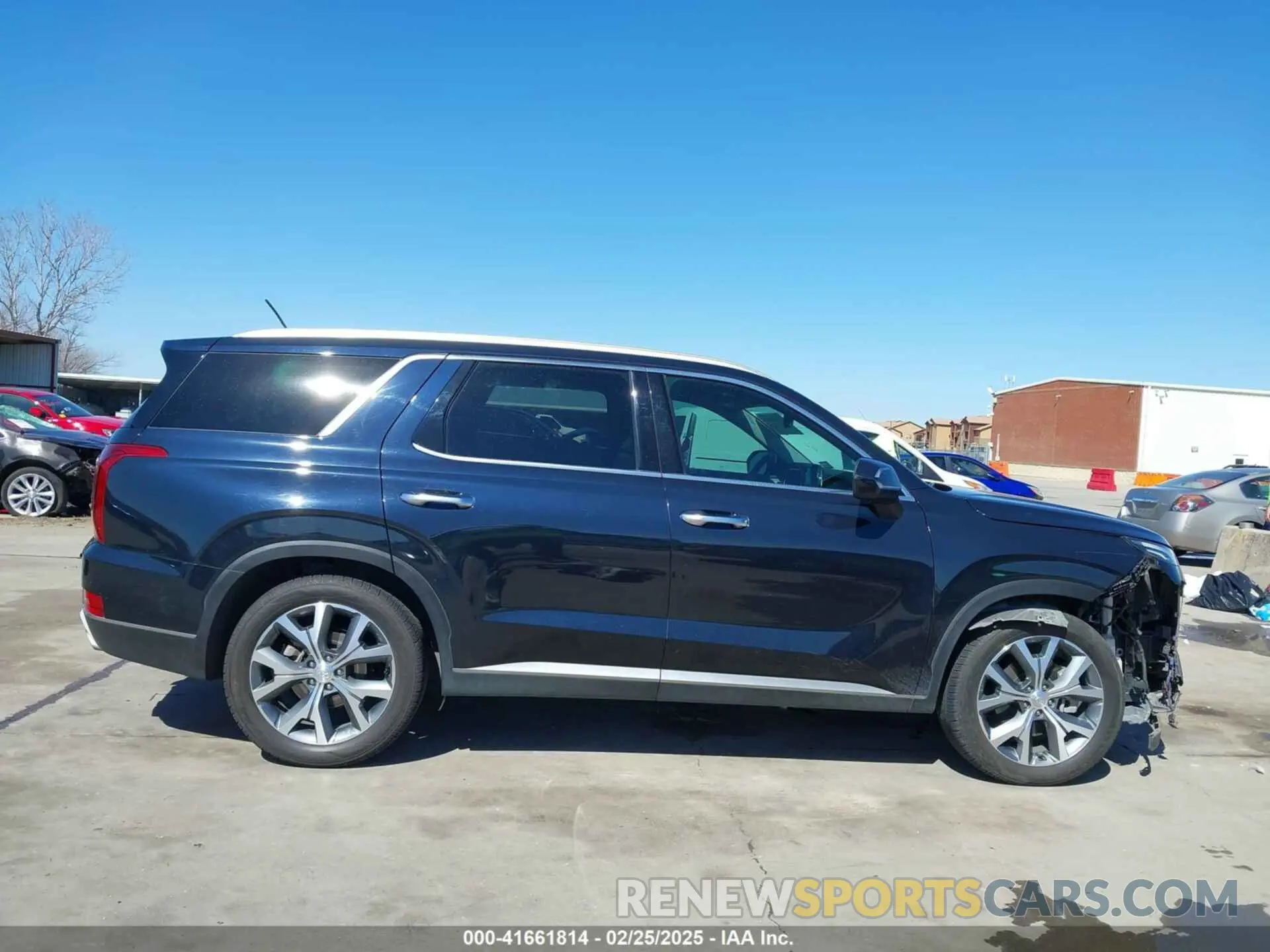 14 Photograph of a damaged car KM8R34HE5MU189101 HYUNDAI PALISADE 2021