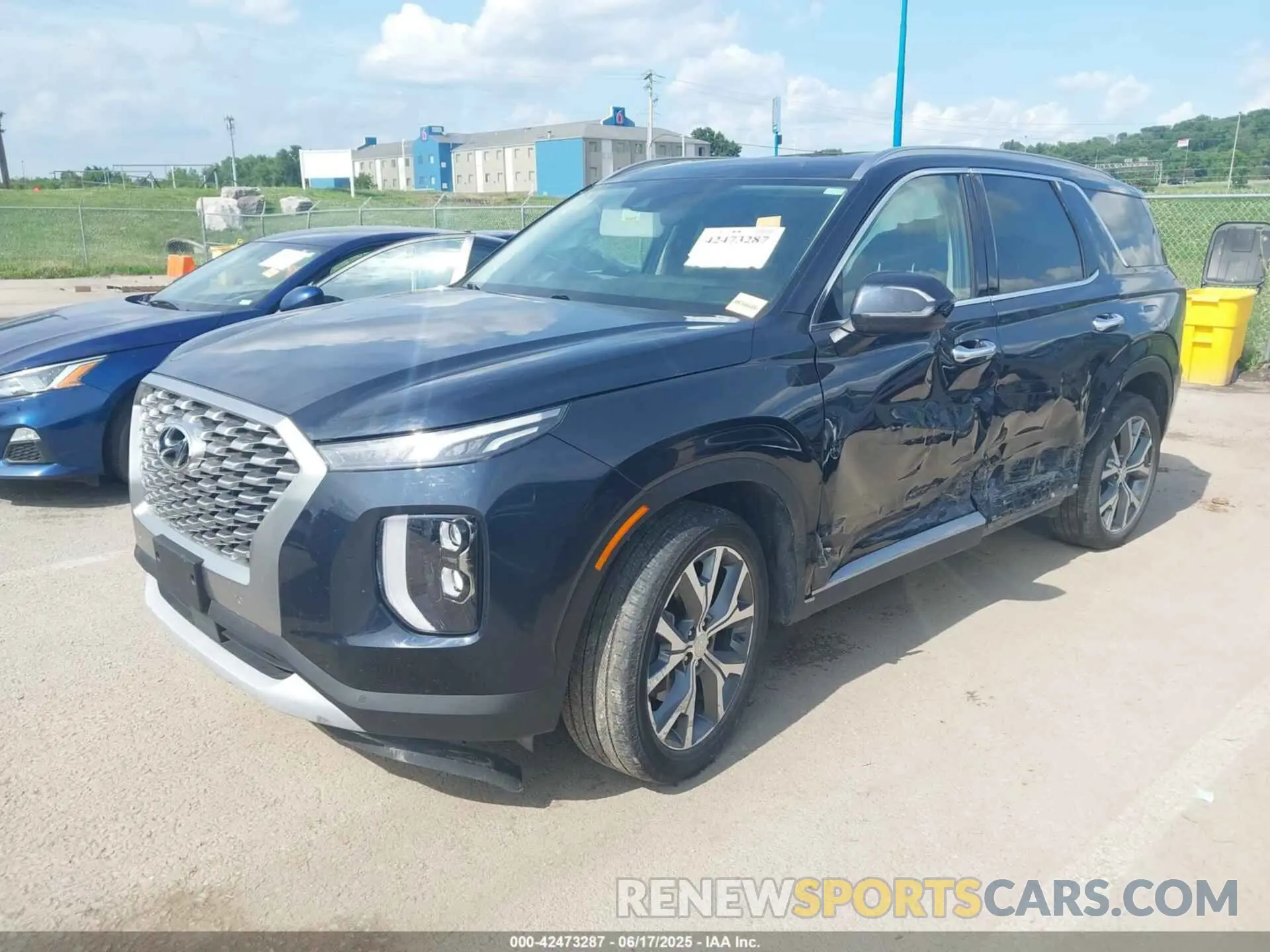 2 Photograph of a damaged car KM8R34HE5MU223022 HYUNDAI PALISADE 2021
