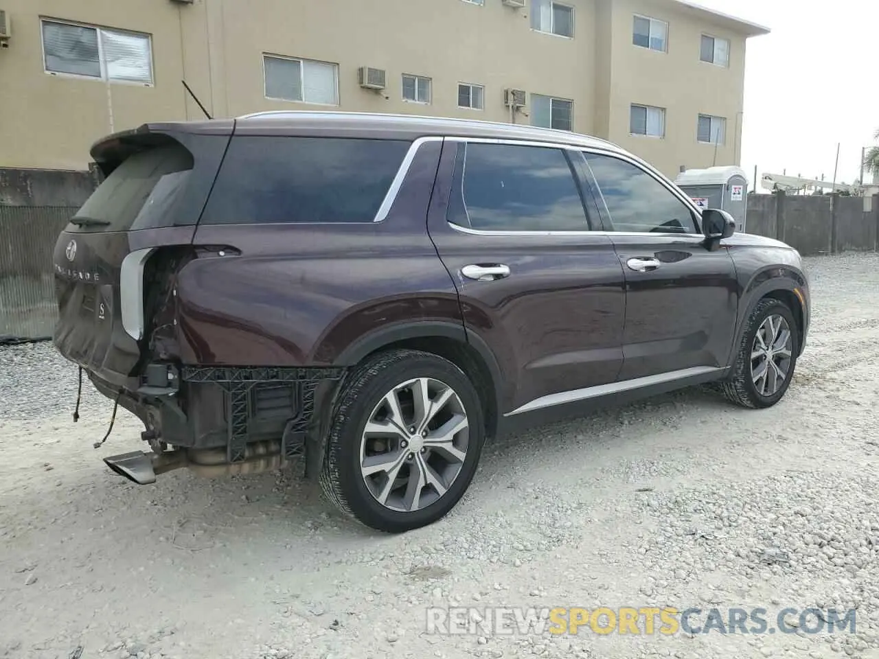 3 Photograph of a damaged car KM8R34HE5MU285388 HYUNDAI PALISADE 2021