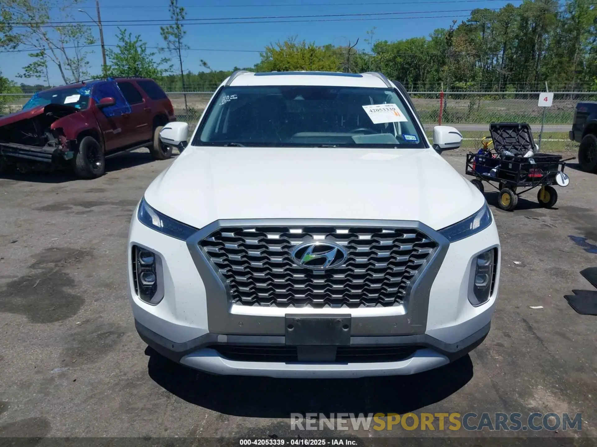 12 Photograph of a damaged car KM8R34HE5MU307938 HYUNDAI PALISADE 2021