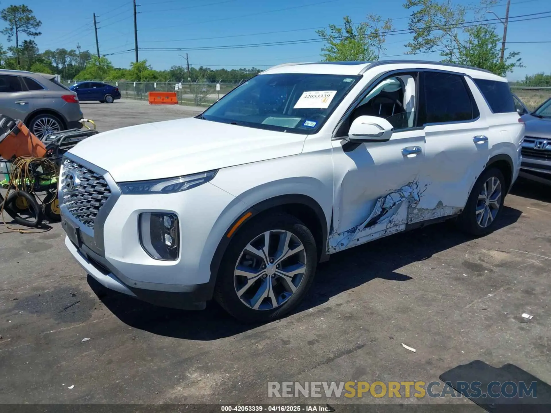 2 Photograph of a damaged car KM8R34HE5MU307938 HYUNDAI PALISADE 2021