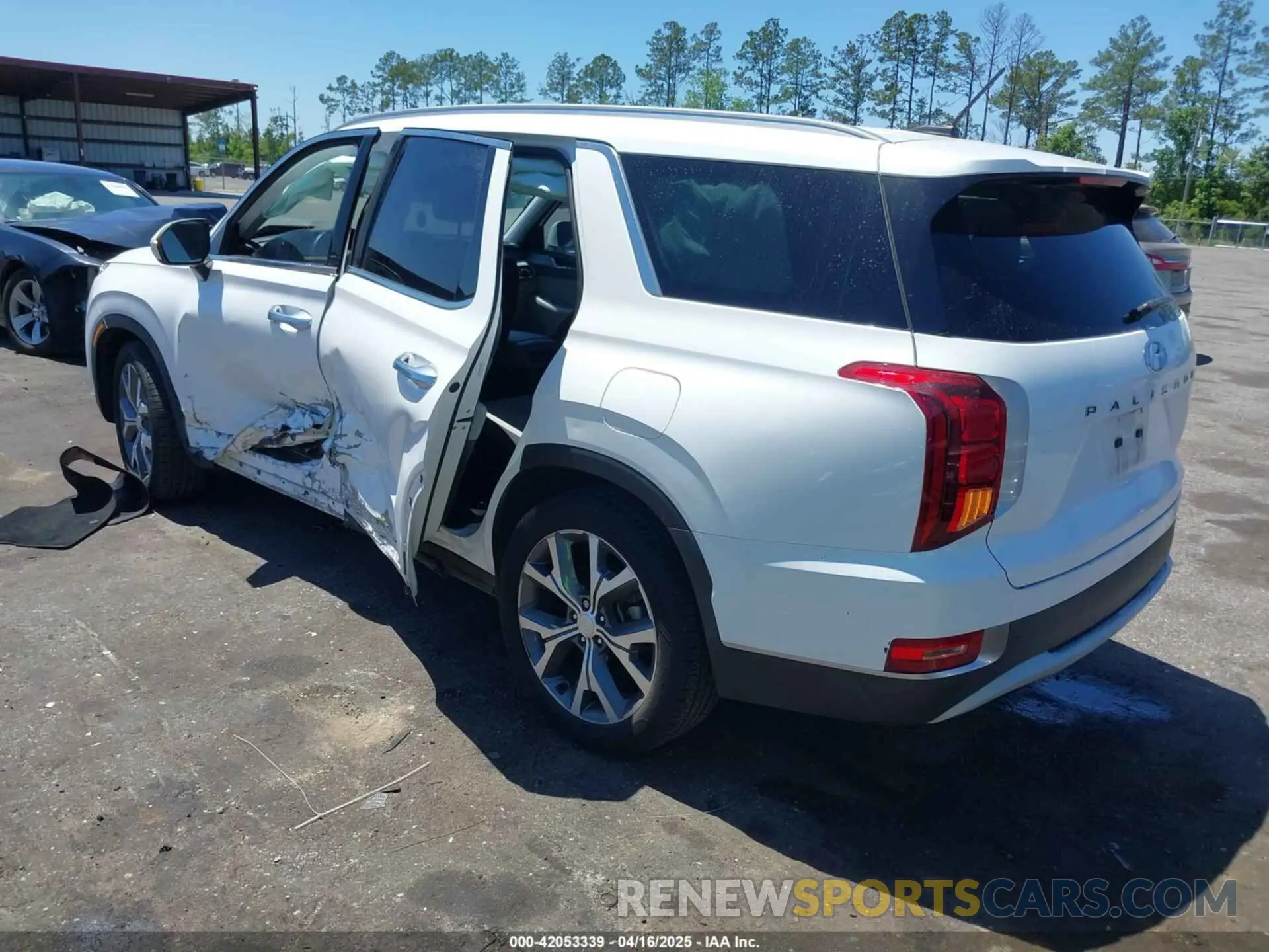 3 Photograph of a damaged car KM8R34HE5MU307938 HYUNDAI PALISADE 2021