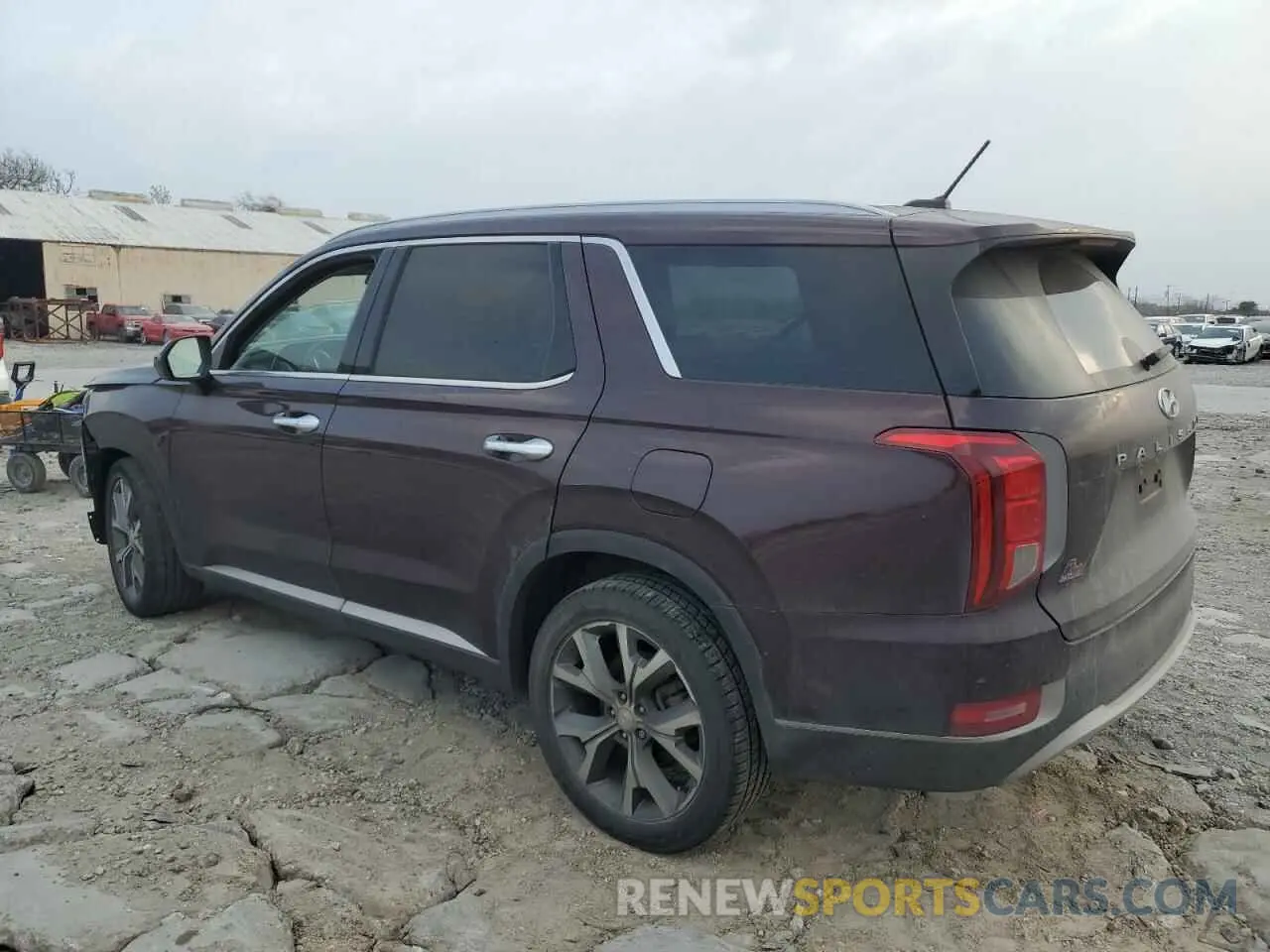 2 Photograph of a damaged car KM8R34HE7MU210532 HYUNDAI PALISADE 2021