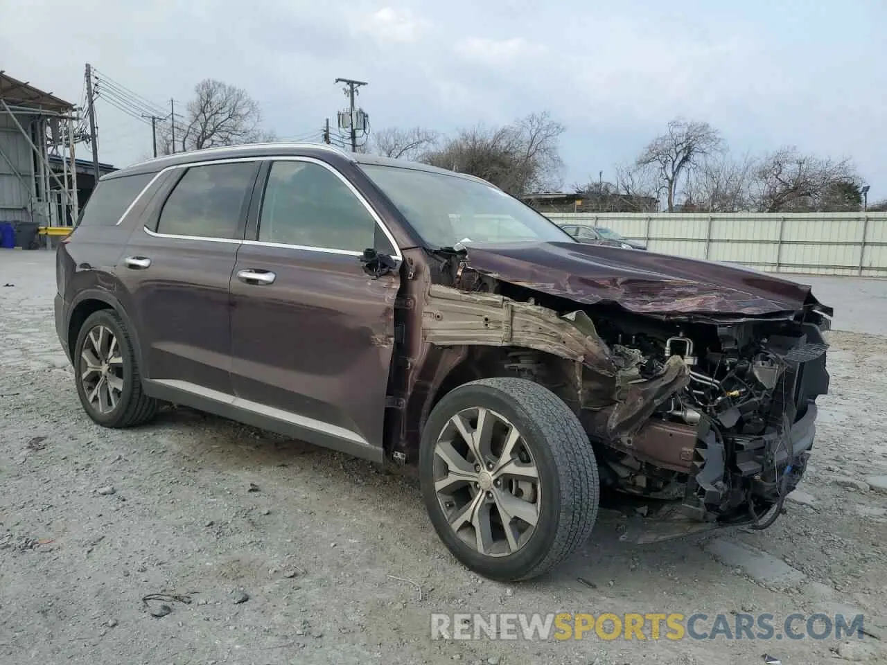 4 Photograph of a damaged car KM8R34HE7MU210532 HYUNDAI PALISADE 2021