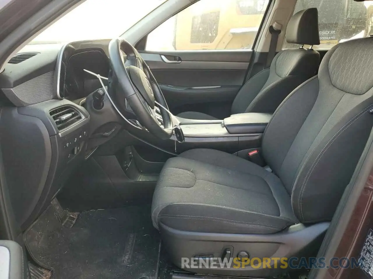 7 Photograph of a damaged car KM8R34HE7MU210532 HYUNDAI PALISADE 2021