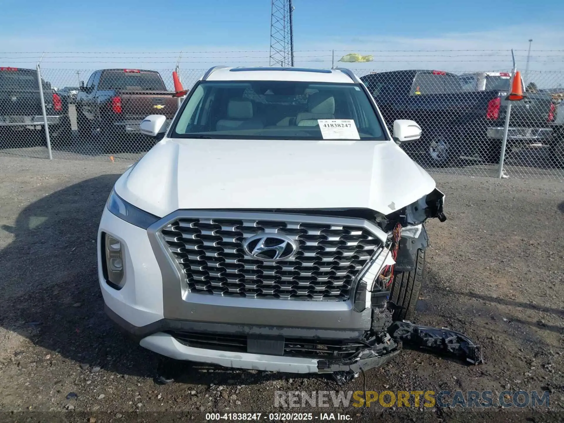 12 Photograph of a damaged car KM8R34HE9MU321177 HYUNDAI PALISADE 2021