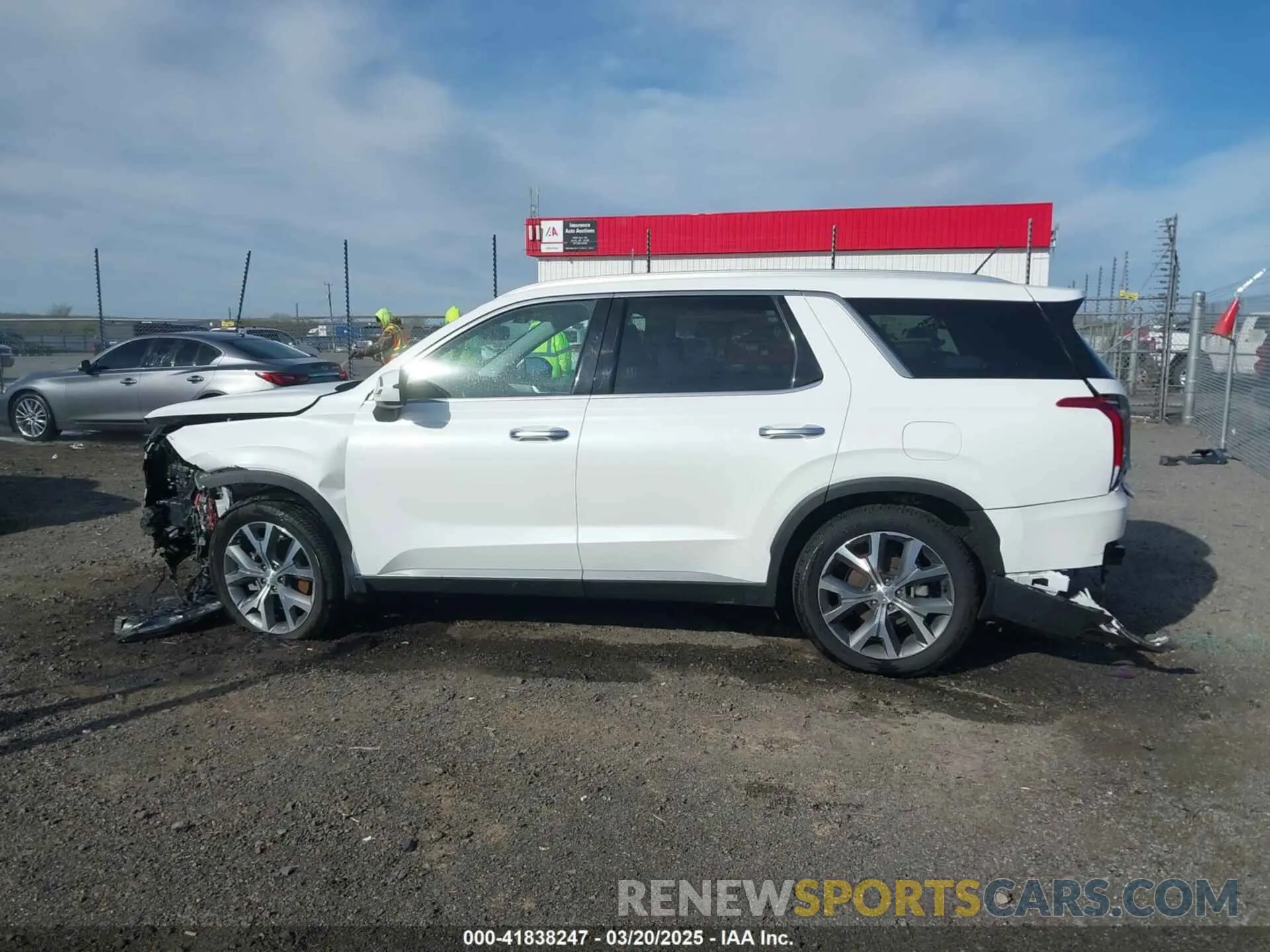 14 Photograph of a damaged car KM8R34HE9MU321177 HYUNDAI PALISADE 2021