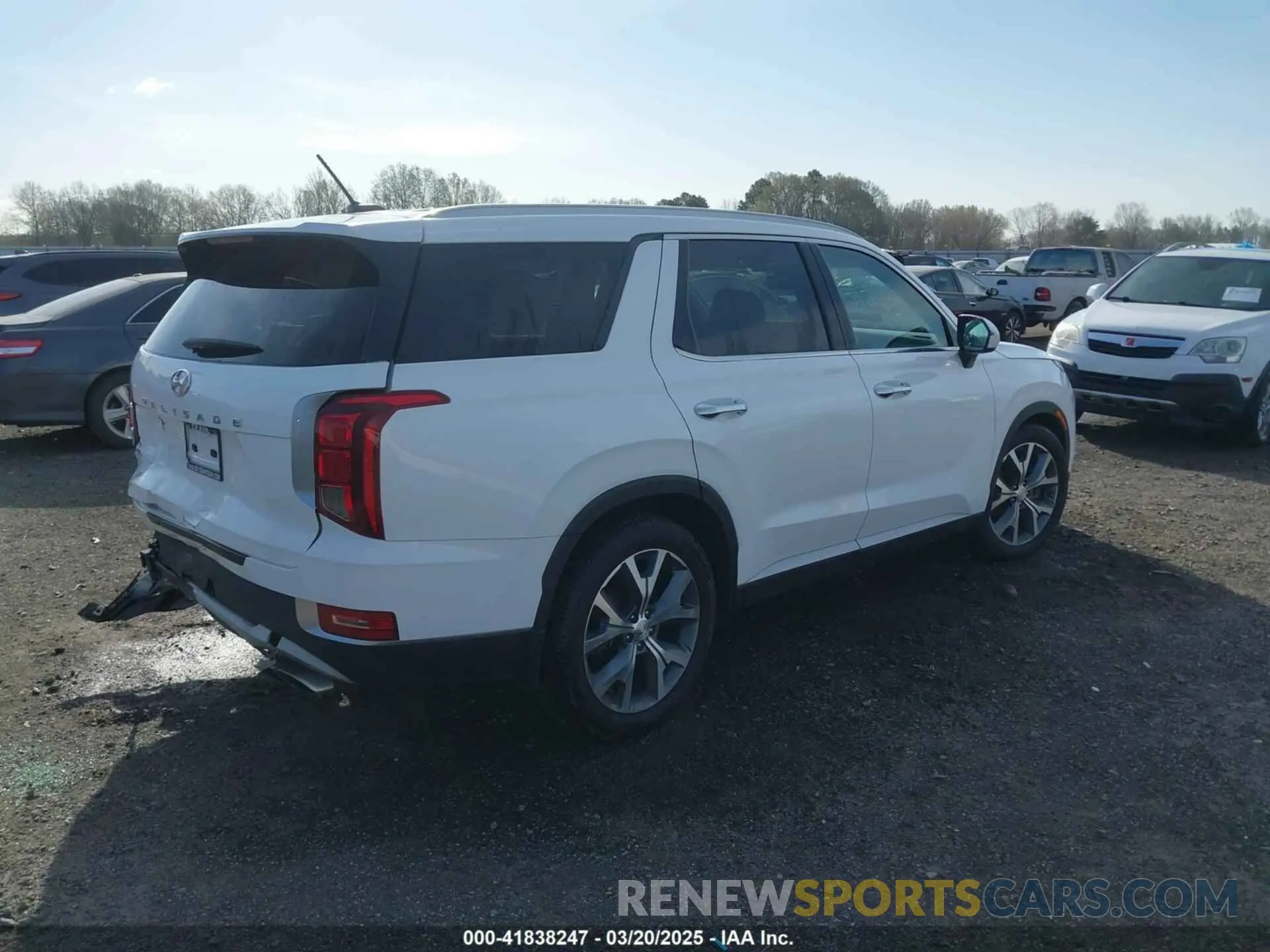 4 Photograph of a damaged car KM8R34HE9MU321177 HYUNDAI PALISADE 2021