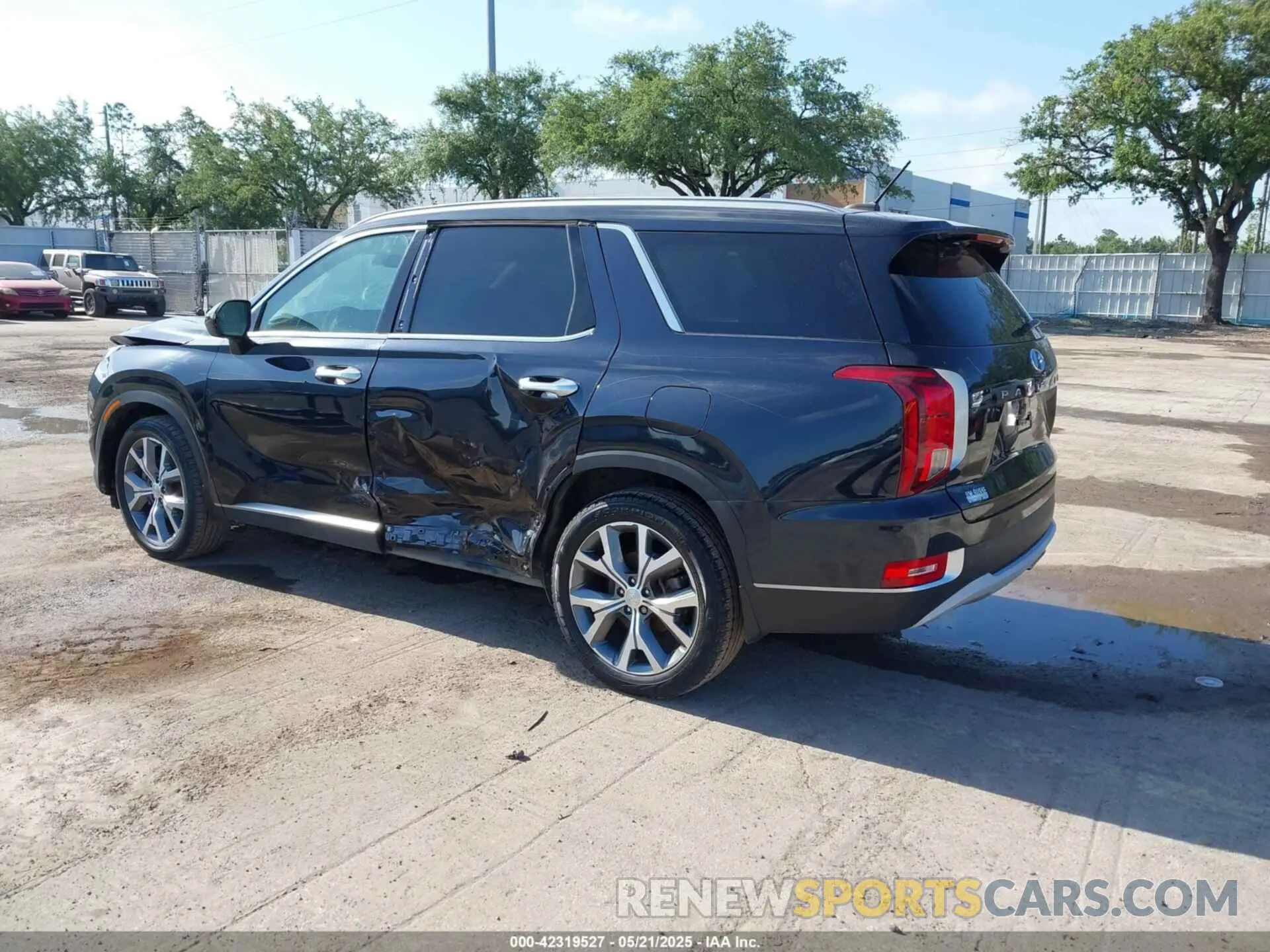 3 Photograph of a damaged car KM8R34HEXMU227132 HYUNDAI PALISADE 2021