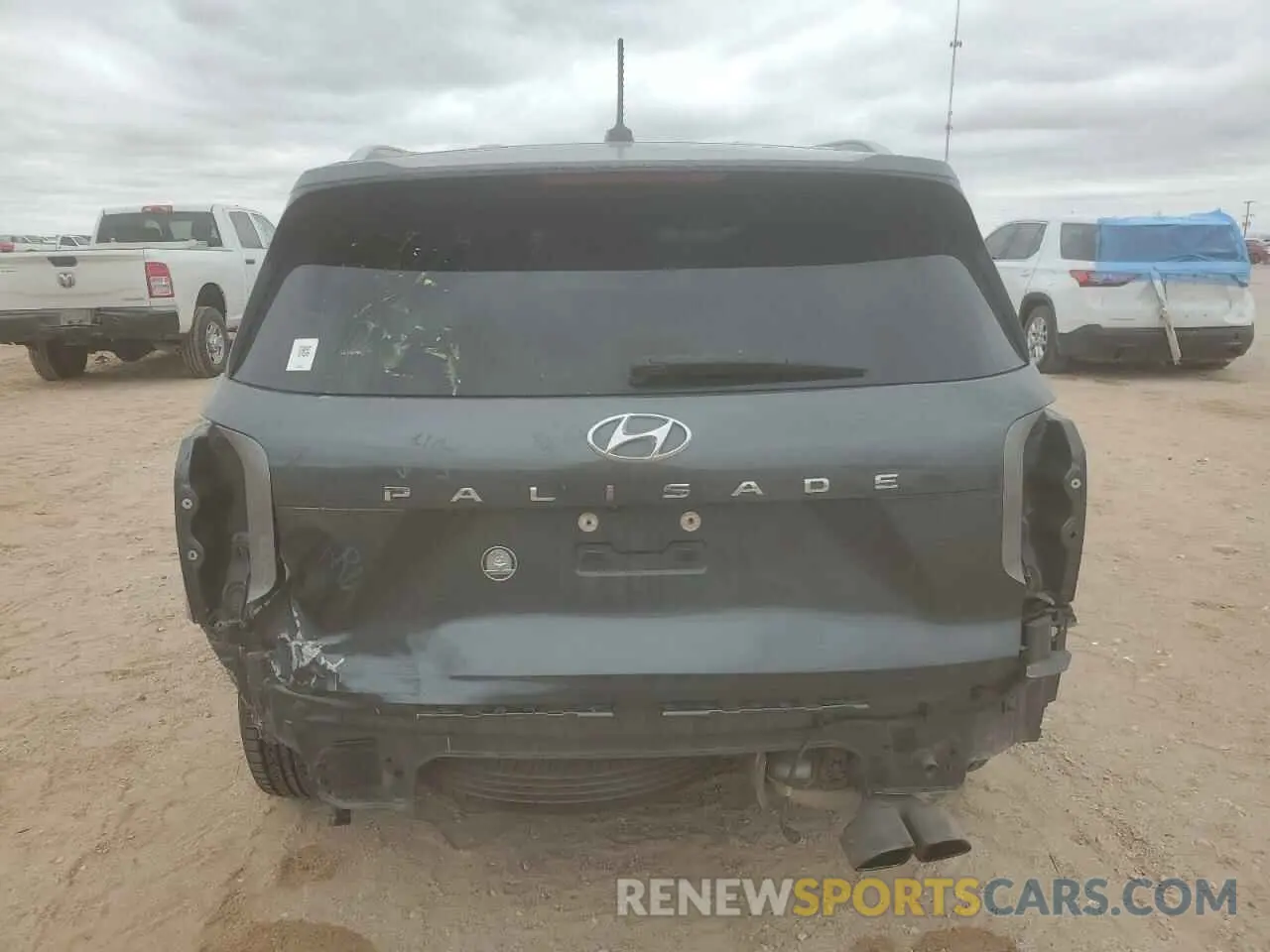 6 Photograph of a damaged car KM8R34HEXMU228510 HYUNDAI PALISADE 2021