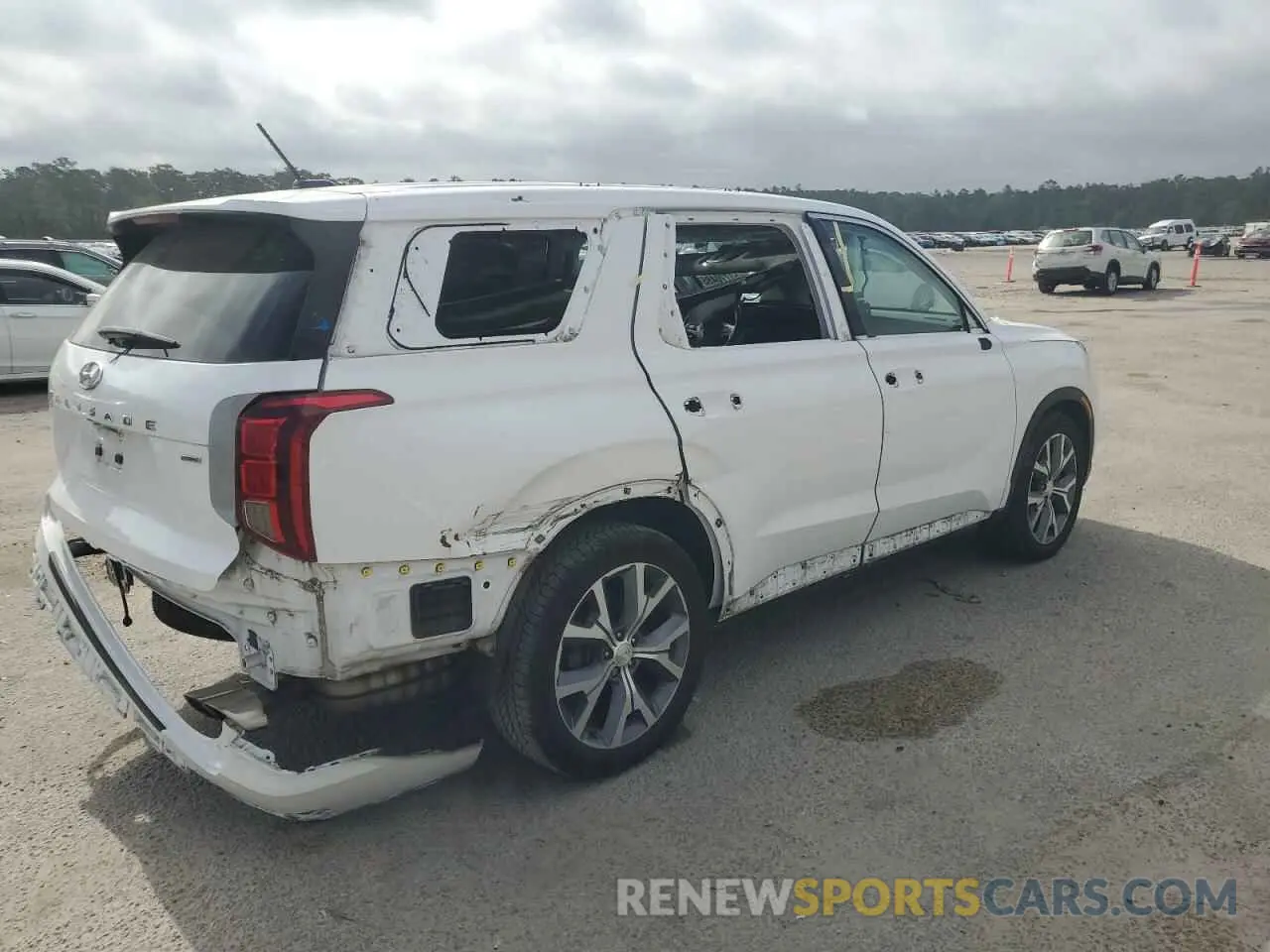 3 Photograph of a damaged car KM8R3DHE5MU241603 HYUNDAI PALISADE 2021