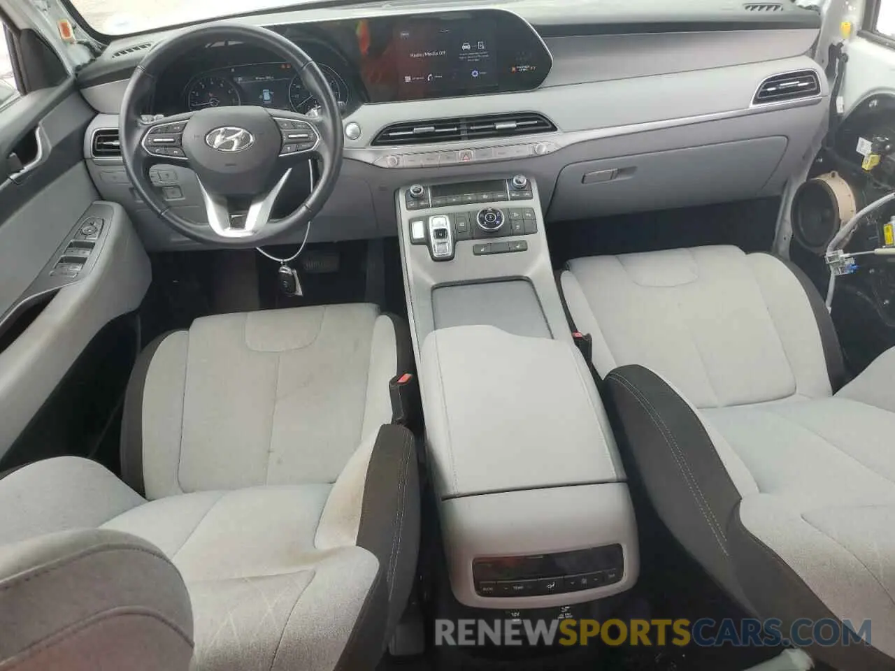 8 Photograph of a damaged car KM8R3DHE5MU241603 HYUNDAI PALISADE 2021