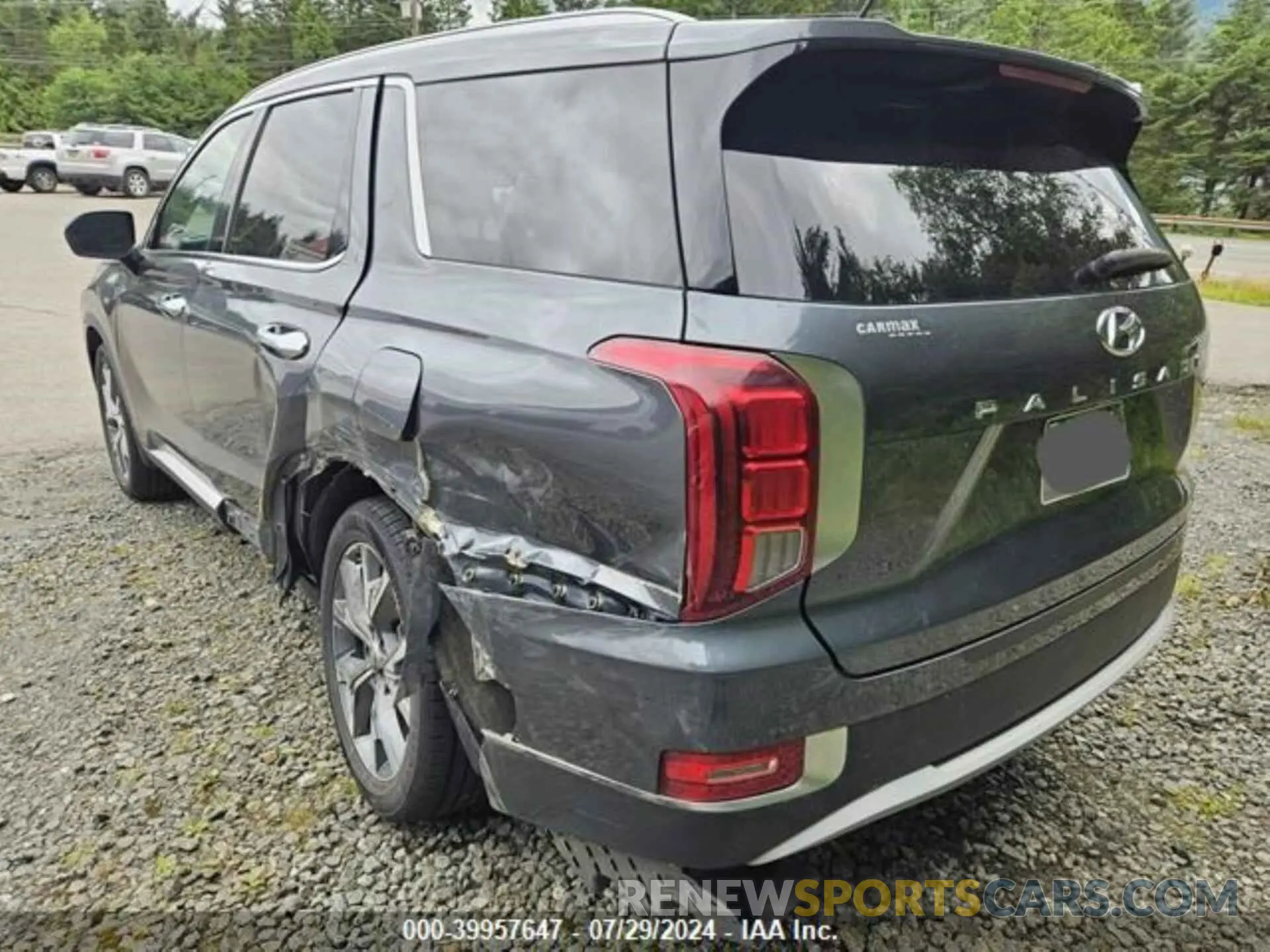 3 Photograph of a damaged car KM8R3DHE6MU309956 HYUNDAI PALISADE 2021