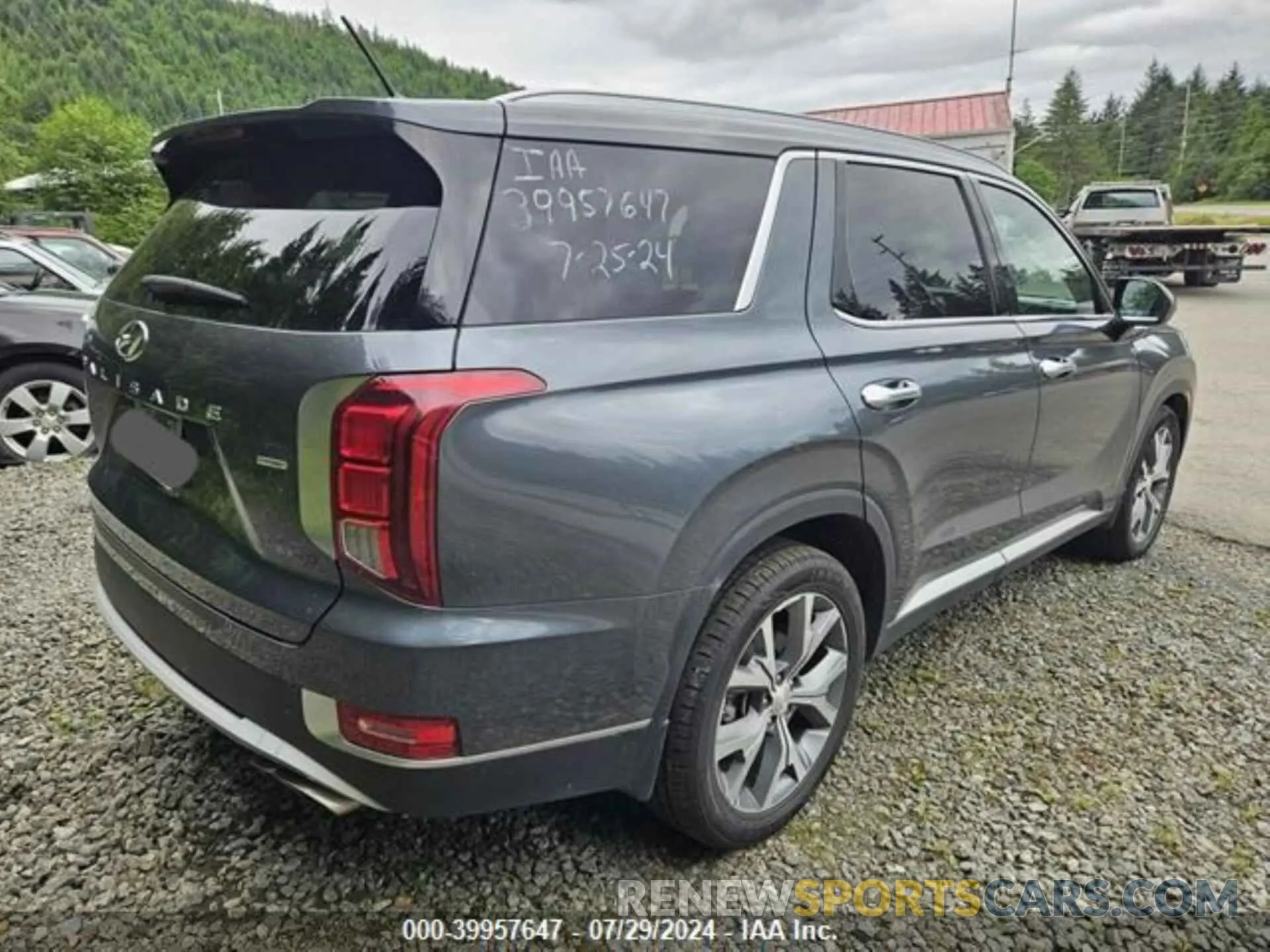 4 Photograph of a damaged car KM8R3DHE6MU309956 HYUNDAI PALISADE 2021