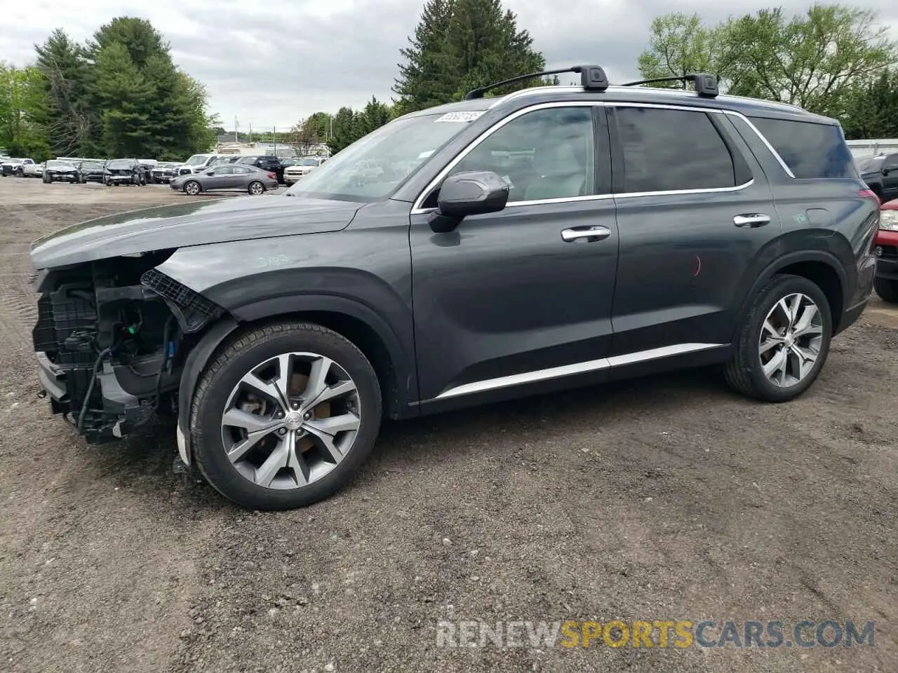 1 Photograph of a damaged car KM8R3DHEXMU202831 HYUNDAI PALISADE 2021