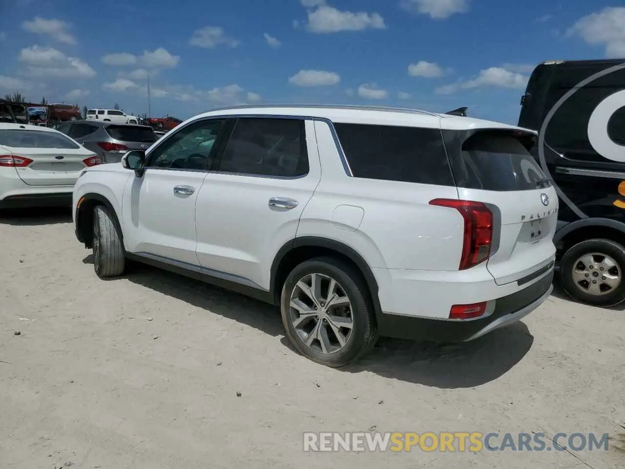 2 Photograph of a damaged car KM8R44HE0MU245233 HYUNDAI PALISADE 2021