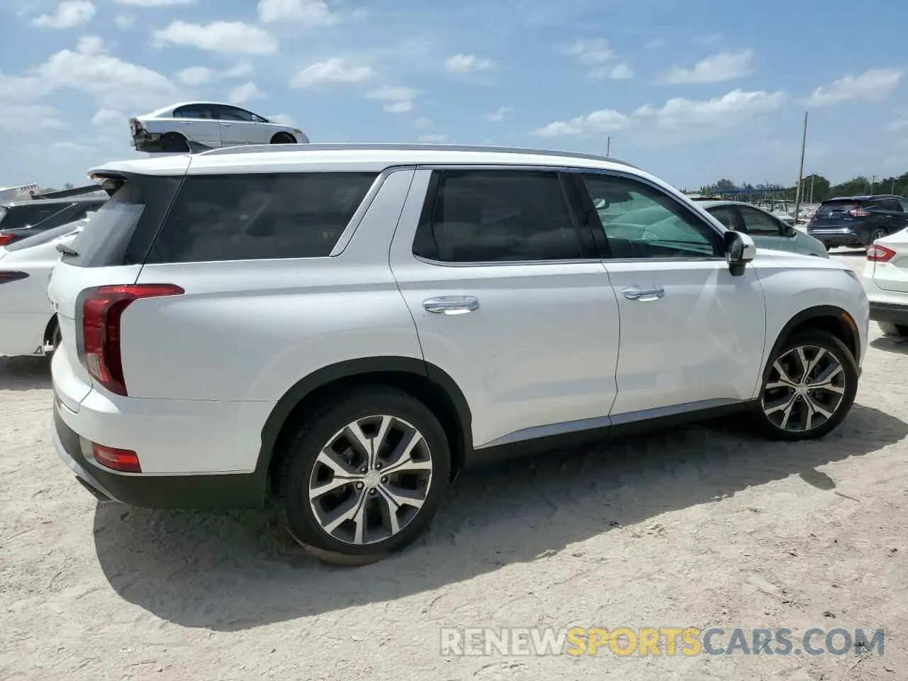 3 Photograph of a damaged car KM8R44HE0MU245233 HYUNDAI PALISADE 2021