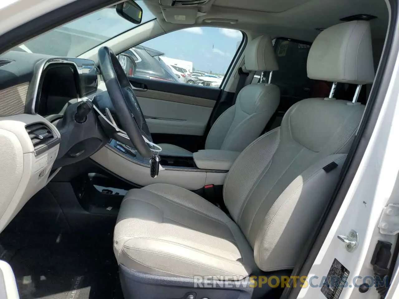 7 Photograph of a damaged car KM8R44HE0MU245233 HYUNDAI PALISADE 2021