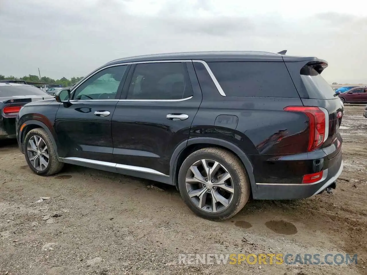 2 Photograph of a damaged car KM8R44HE0MU306306 HYUNDAI PALISADE 2021