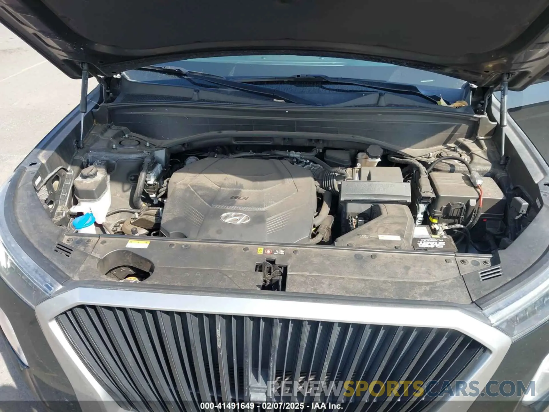 10 Photograph of a damaged car KM8R44HE1MU235276 HYUNDAI PALISADE 2021