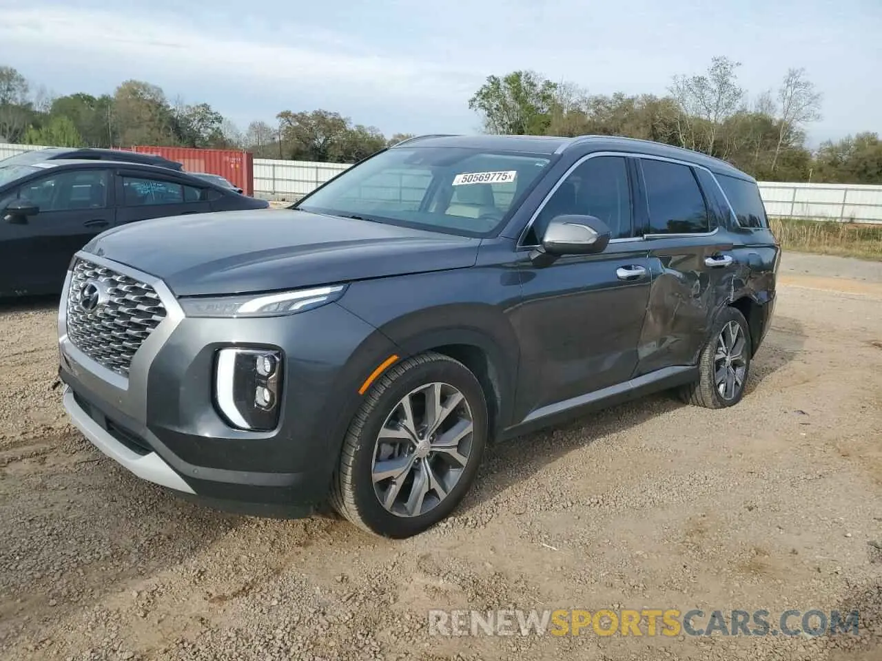 1 Photograph of a damaged car KM8R44HE2MU256718 HYUNDAI PALISADE 2021