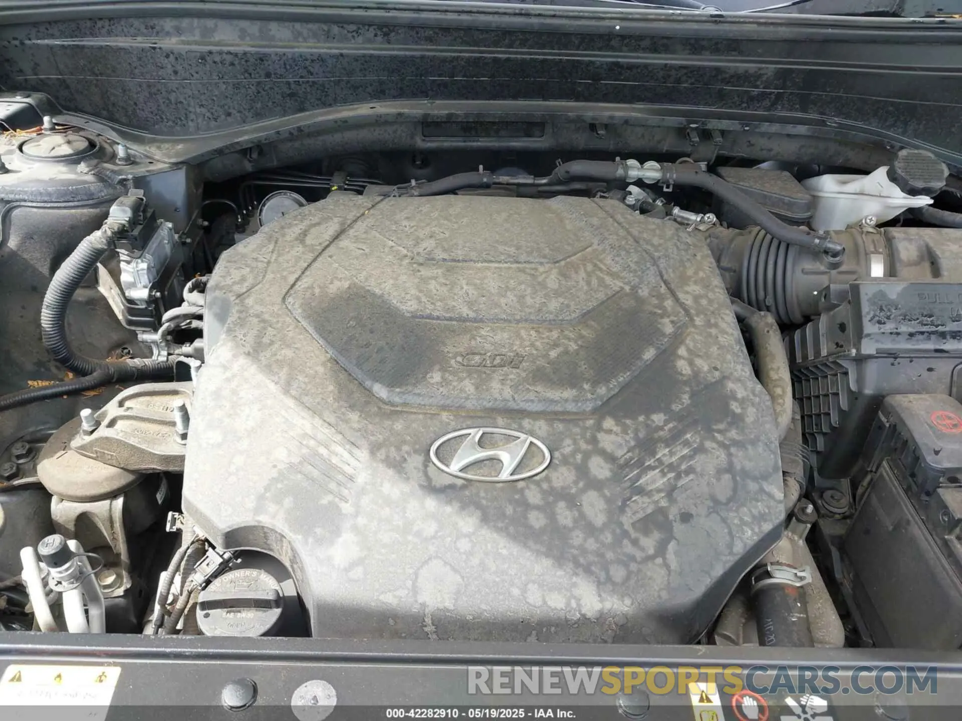 10 Photograph of a damaged car KM8R44HE3MU322600 HYUNDAI PALISADE 2021