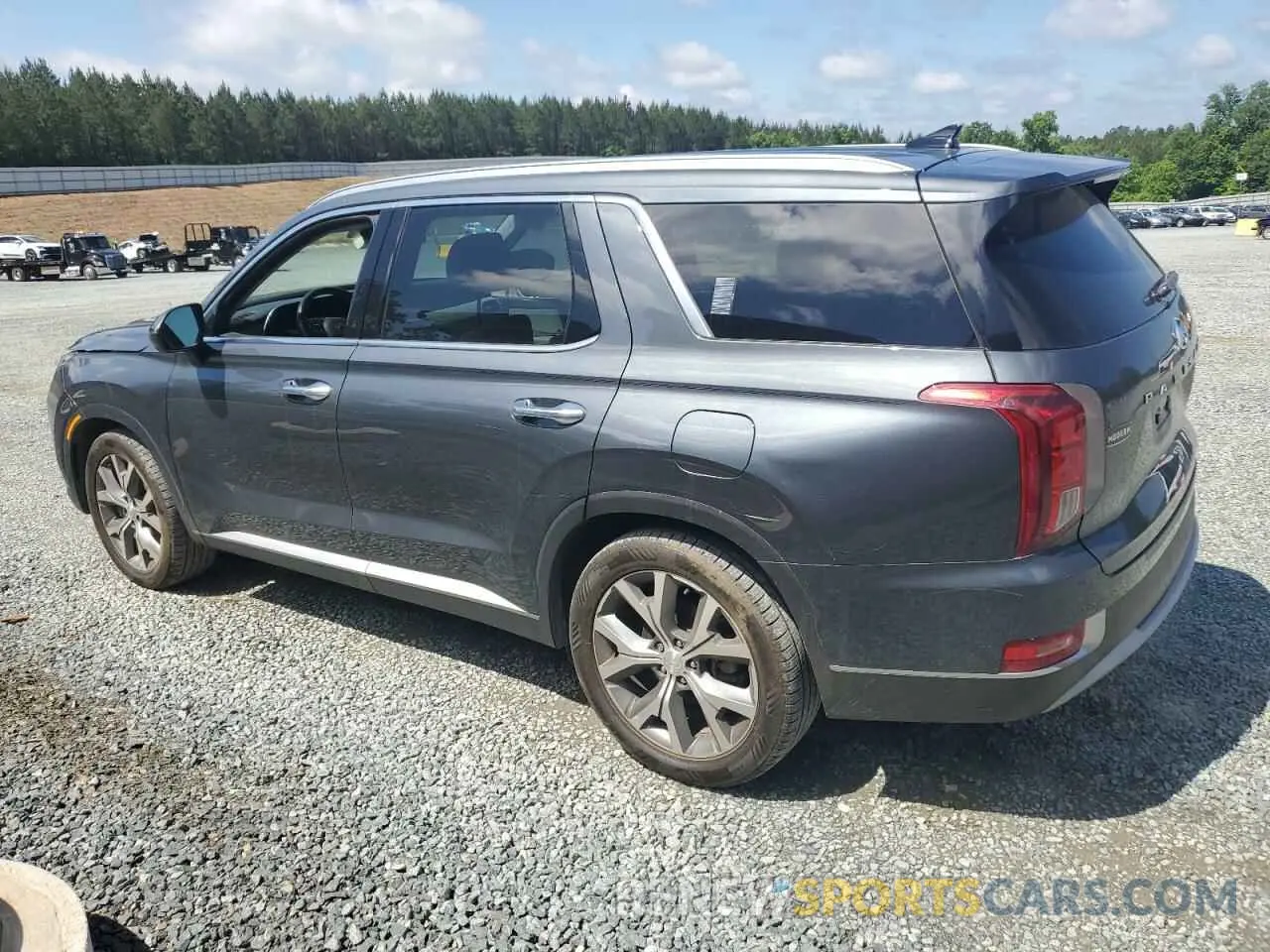 2 Photograph of a damaged car KM8R44HE4MU238804 HYUNDAI PALISADE 2021