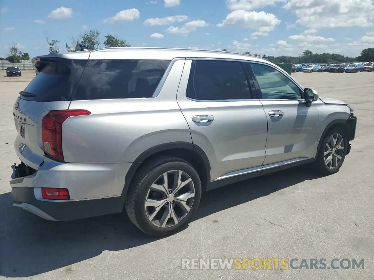 3 Photograph of a damaged car KM8R44HE4MU256803 HYUNDAI PALISADE 2021