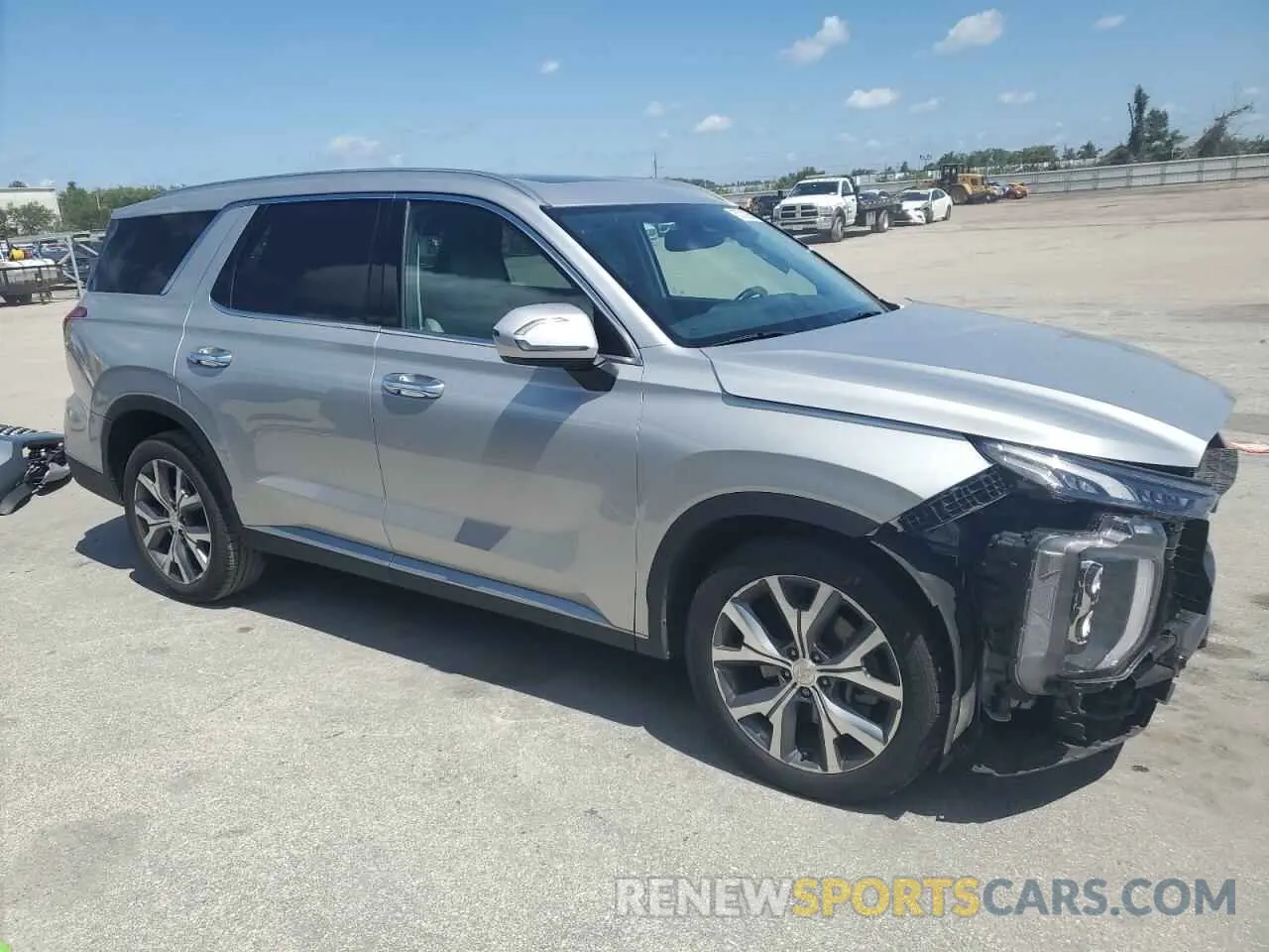 4 Photograph of a damaged car KM8R44HE4MU256803 HYUNDAI PALISADE 2021