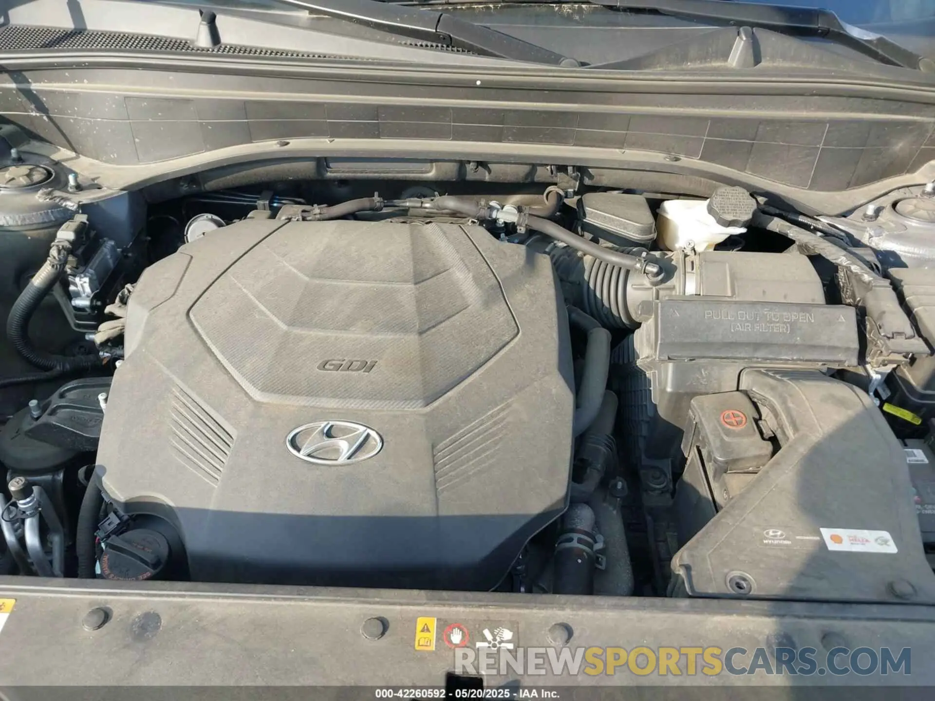 10 Photograph of a damaged car KM8R44HE5MU238309 HYUNDAI PALISADE 2021