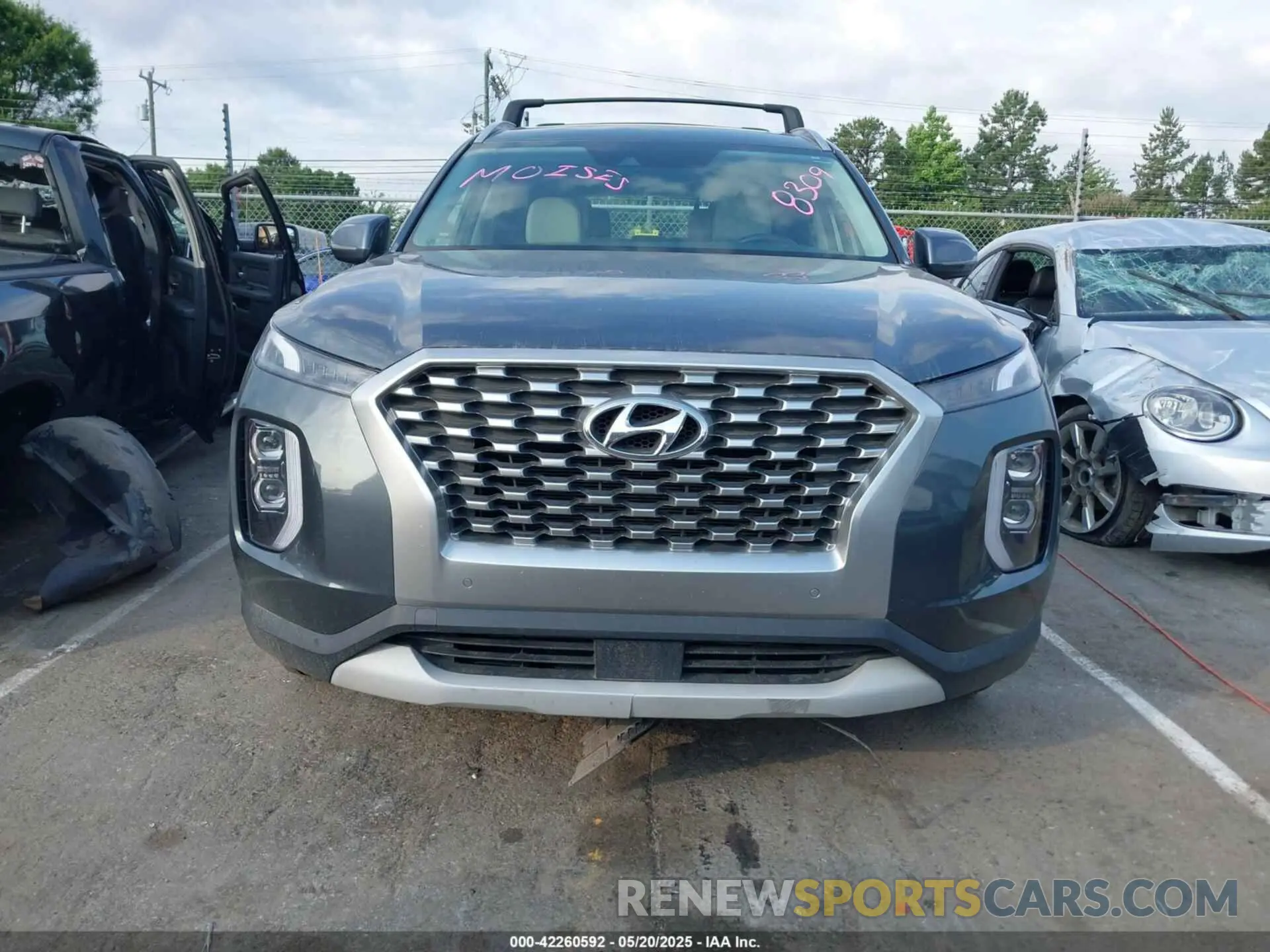 12 Photograph of a damaged car KM8R44HE5MU238309 HYUNDAI PALISADE 2021